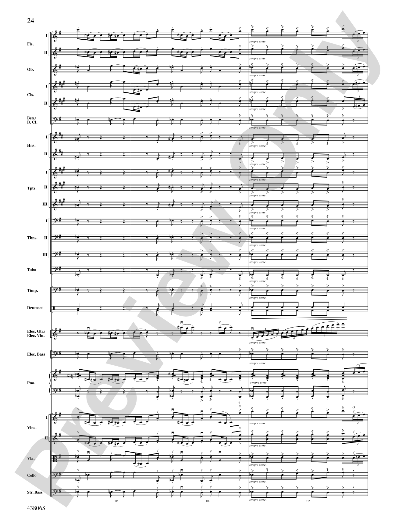 A Mad Russian's Christmas: Full Orchestra Conductor Score & Parts