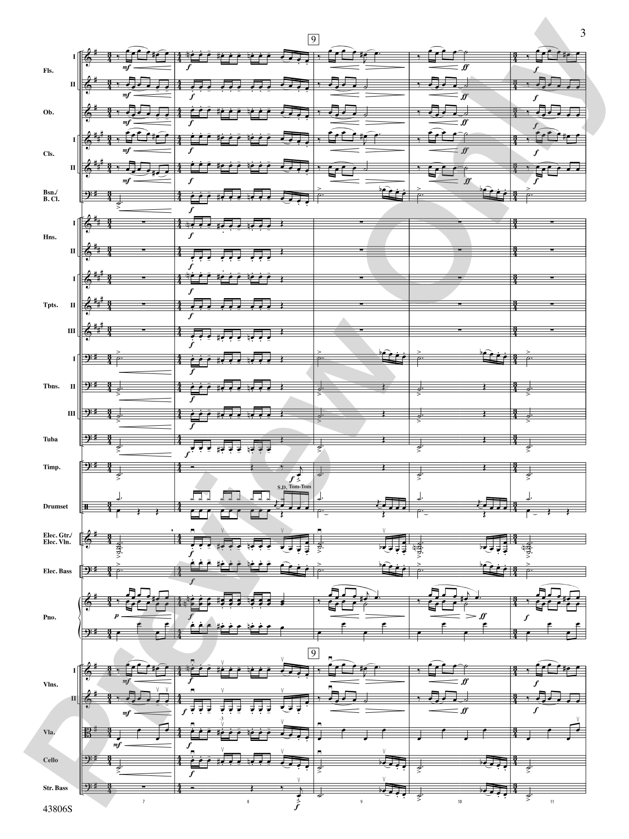 A Mad Russian's Christmas: Full Orchestra Conductor Score & Parts