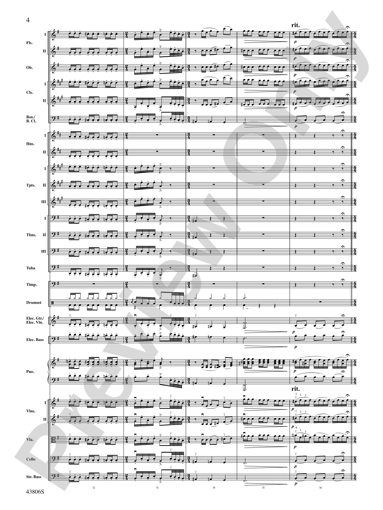 A Mad Russian's Christmas: Full Orchestra Conductor Score & Parts
