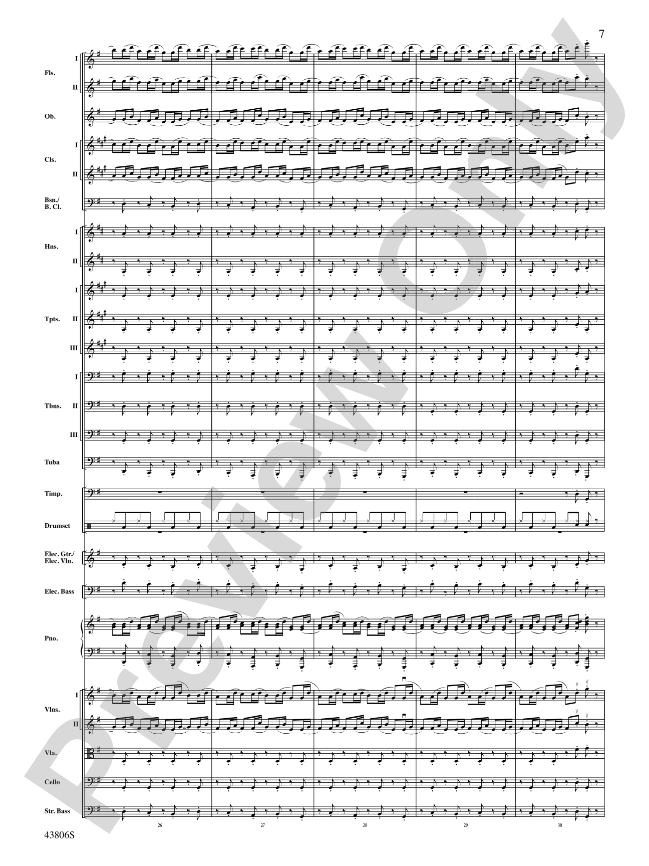 A Mad Russian's Christmas: Full Orchestra Conductor Score & Parts