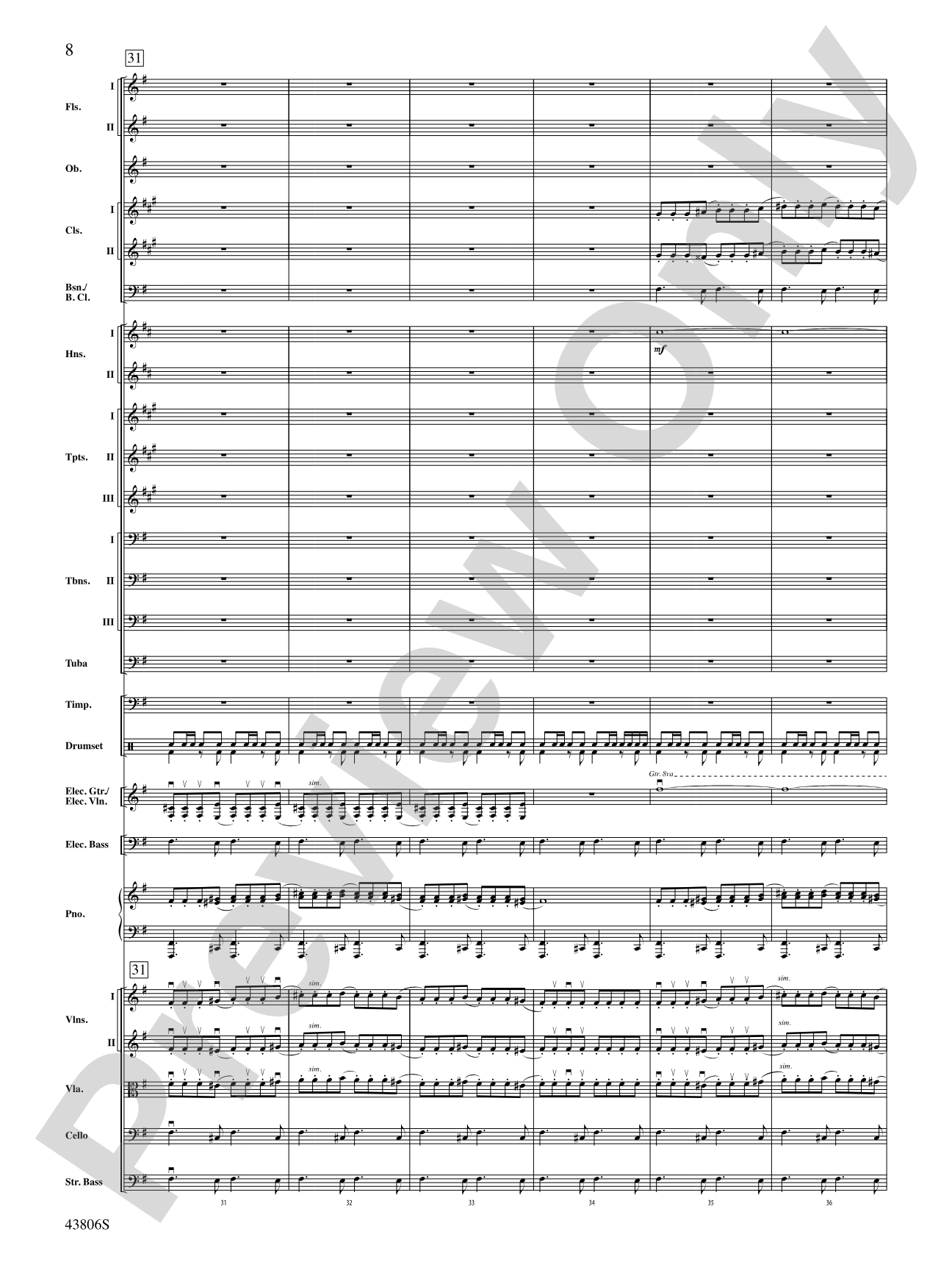 A Mad Russian's Christmas: Full Orchestra Conductor Score & Parts