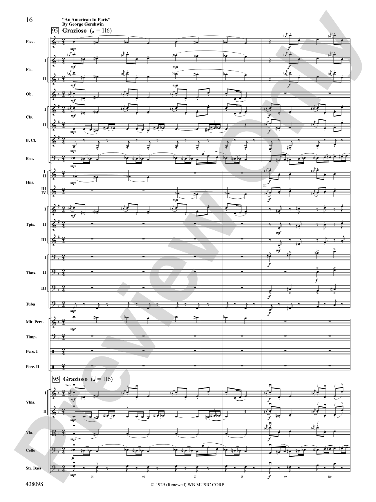 Gershwin by George!: Full Orchestra Conductor Score & Parts