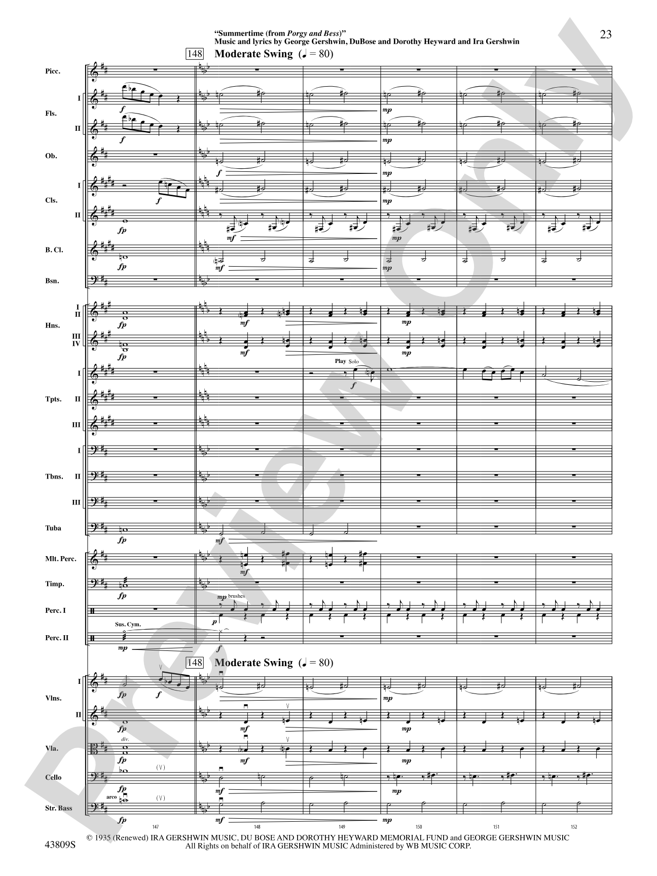 Gershwin by George!: Full Orchestra Conductor Score & Parts