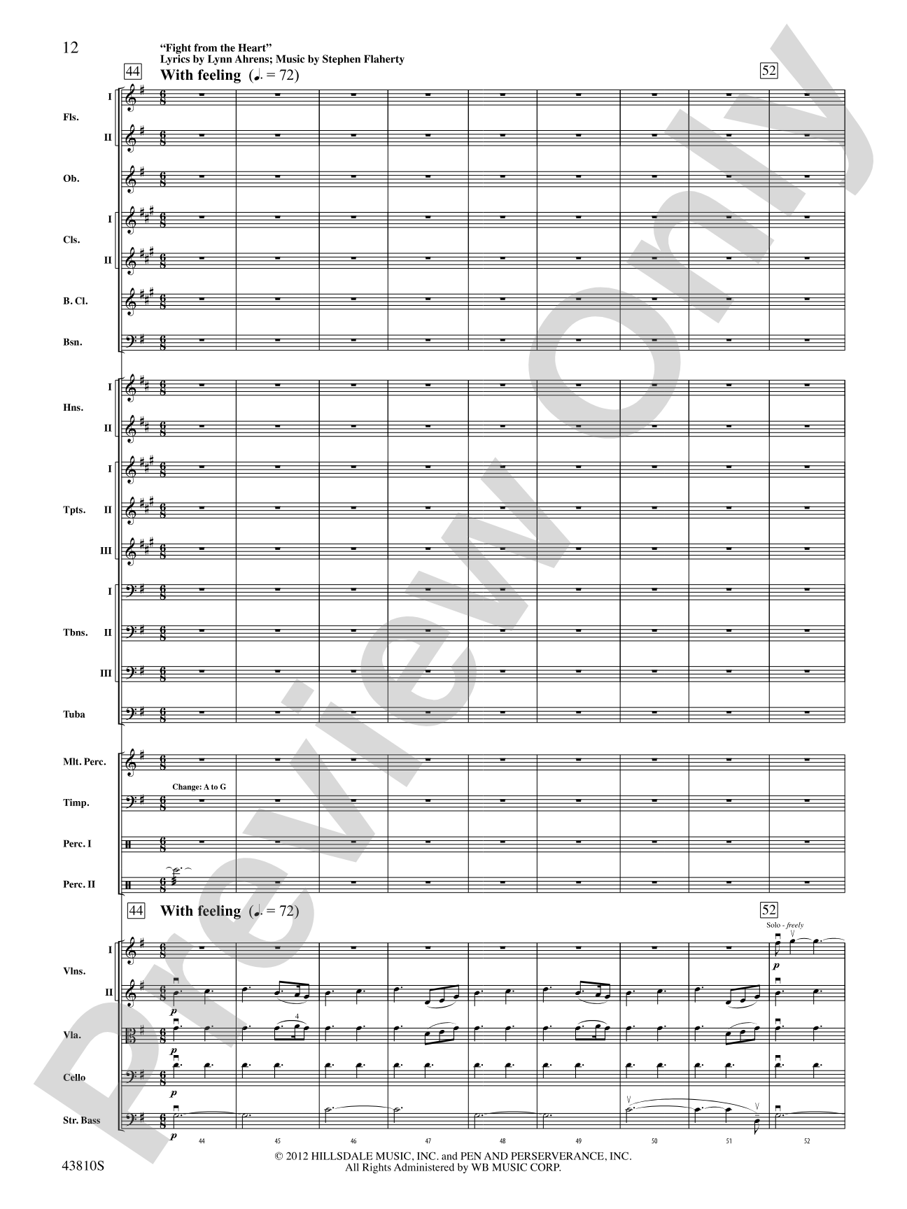 Rocky Broadway: Full Orchestra Conductor Score & Parts
