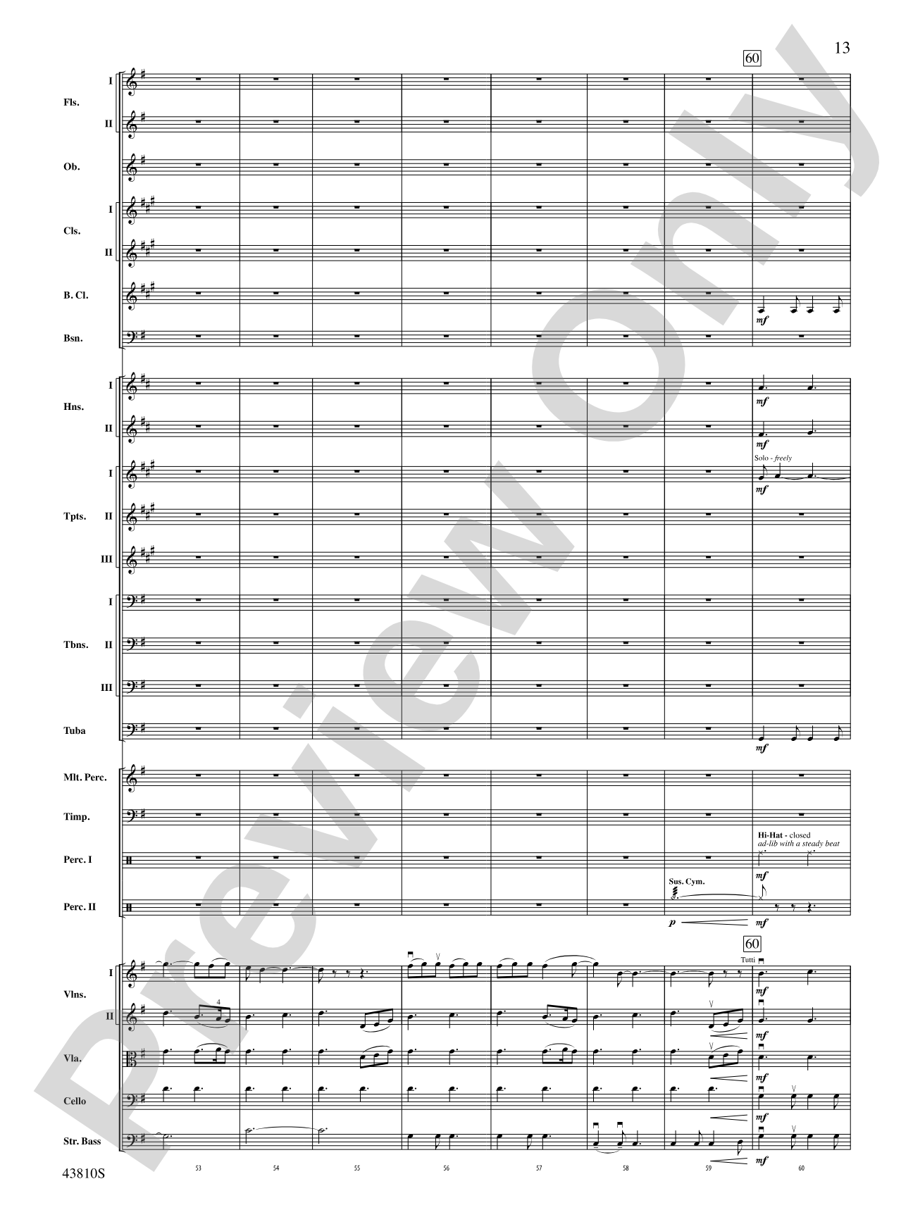 Rocky Broadway: Full Orchestra Conductor Score & Parts