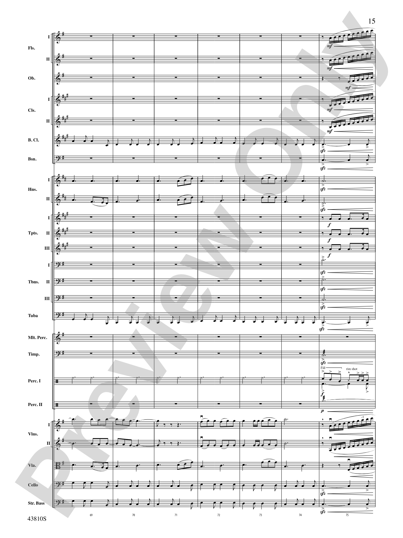 Rocky Broadway: Full Orchestra Conductor Score & Parts