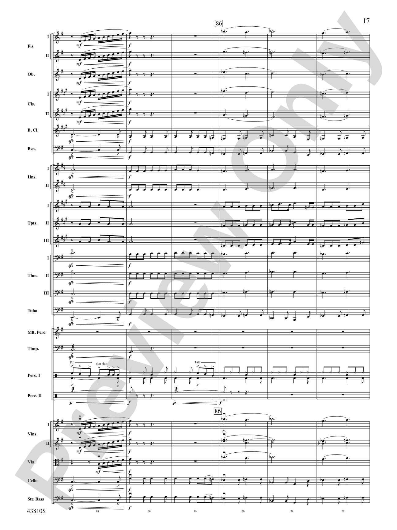 Rocky Broadway: Full Orchestra Conductor Score & Parts