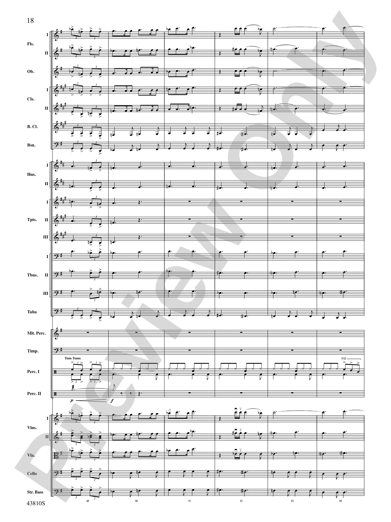 Rocky Broadway: Full Orchestra Conductor Score & Parts