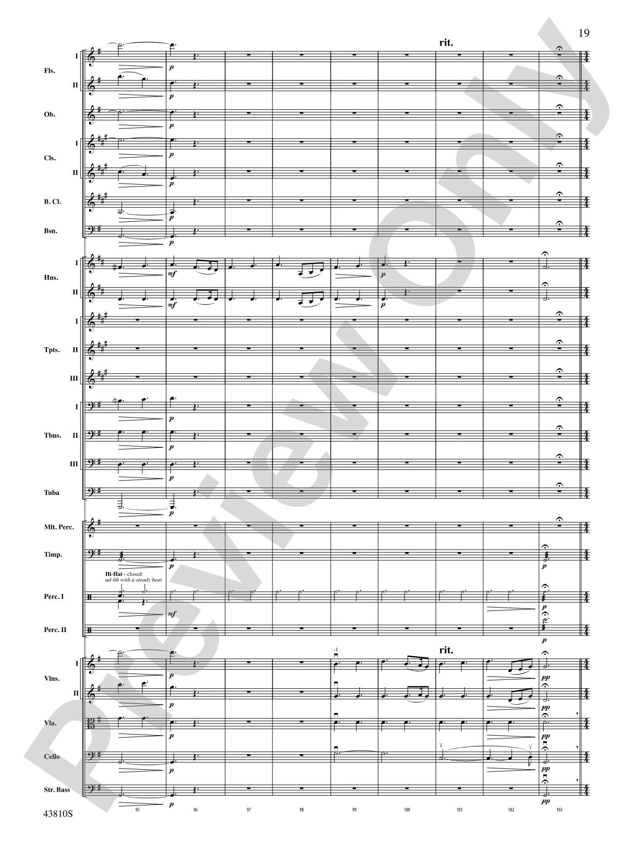 Rocky Broadway: Full Orchestra Conductor Score & Parts