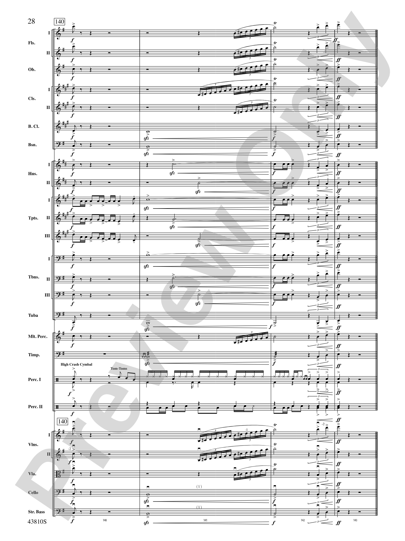 Rocky Broadway: Full Orchestra Conductor Score & Parts