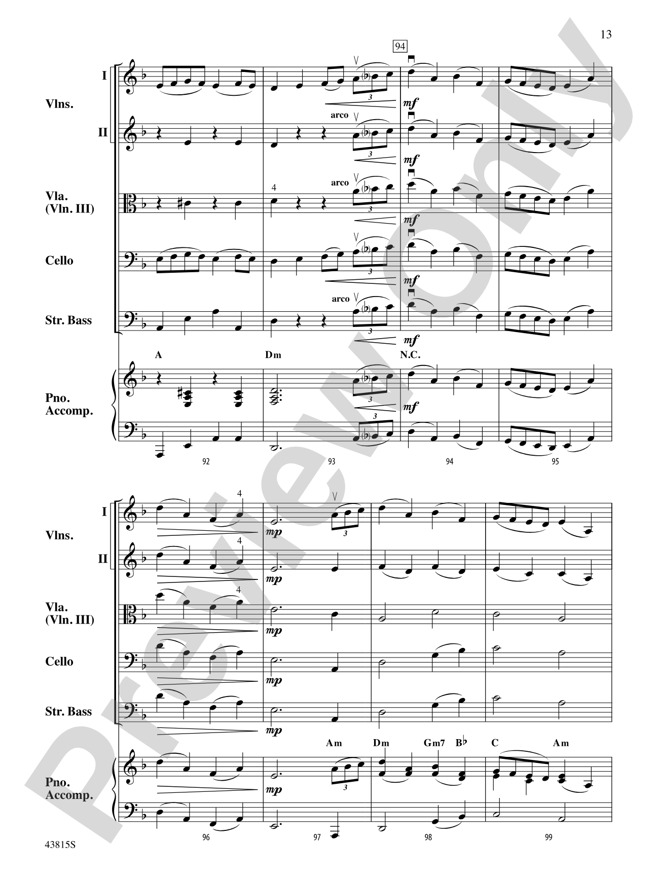 A Revolutionary War Tale: String Orchestra Conductor Score & Parts