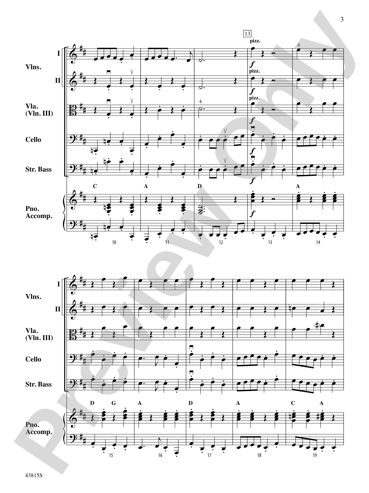 A Revolutionary War Tale: String Orchestra Conductor Score & Parts