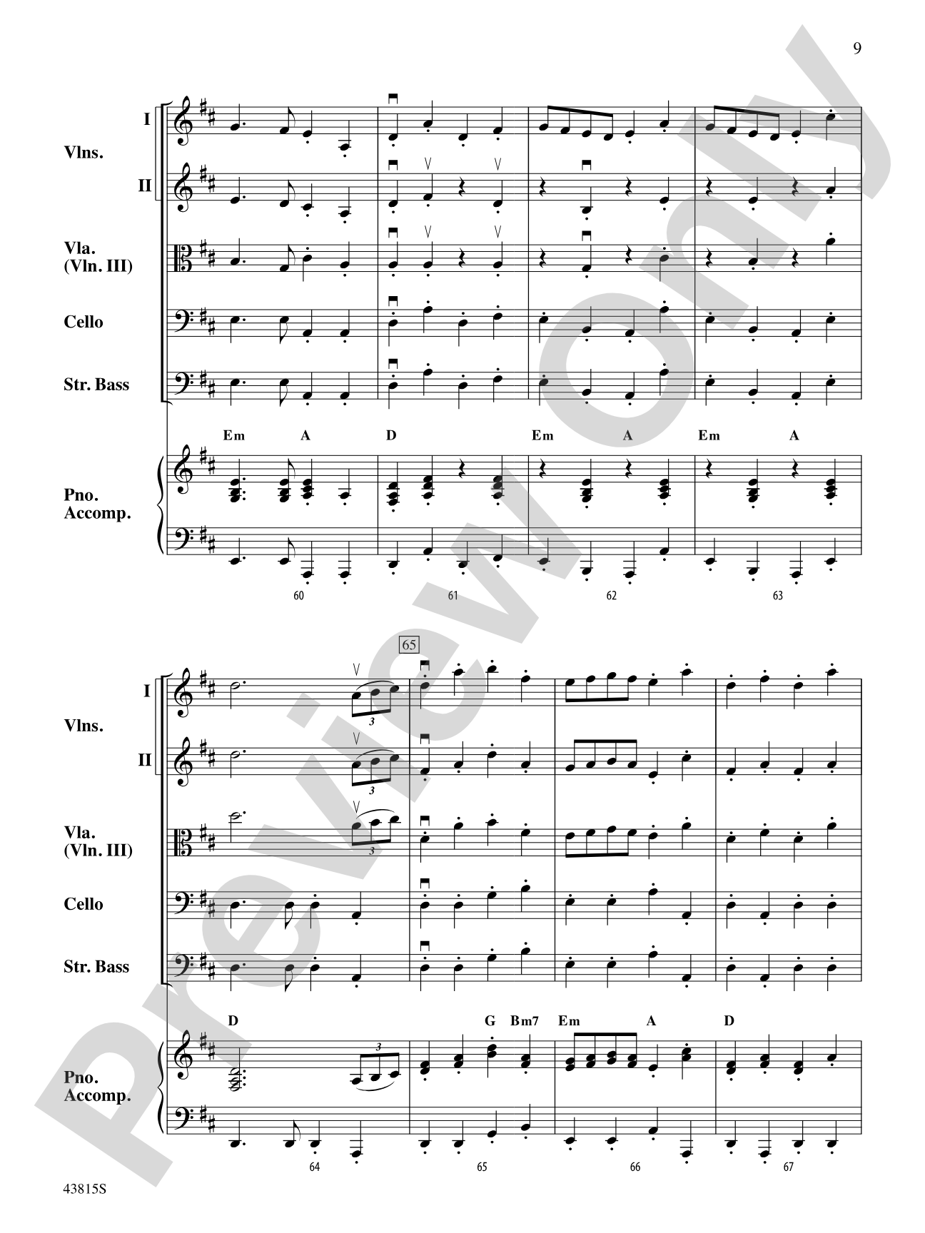 A Revolutionary War Tale: String Orchestra Conductor Score & Parts