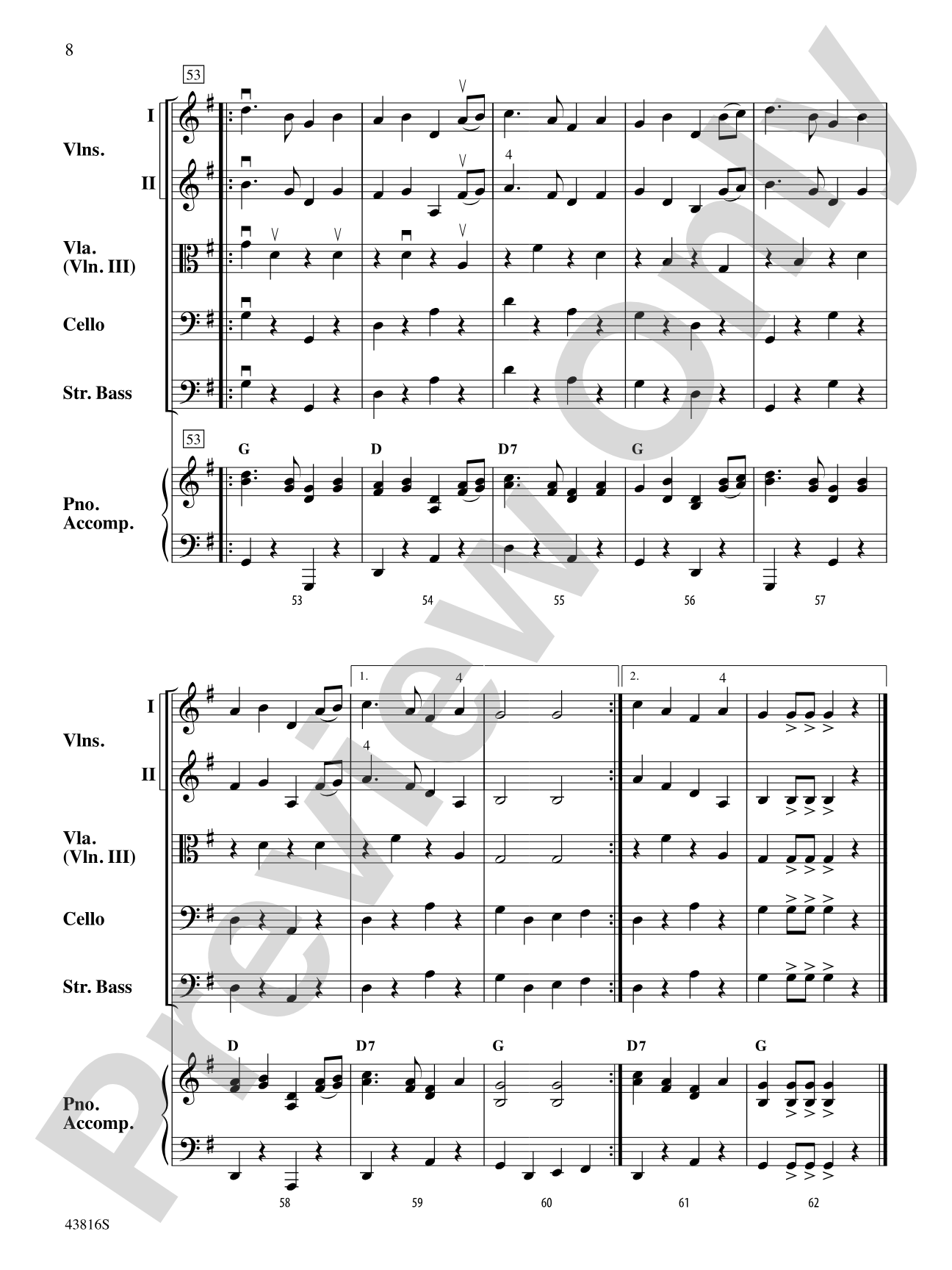 Cèilidh Dances: String Orchestra Conductor Score & Parts