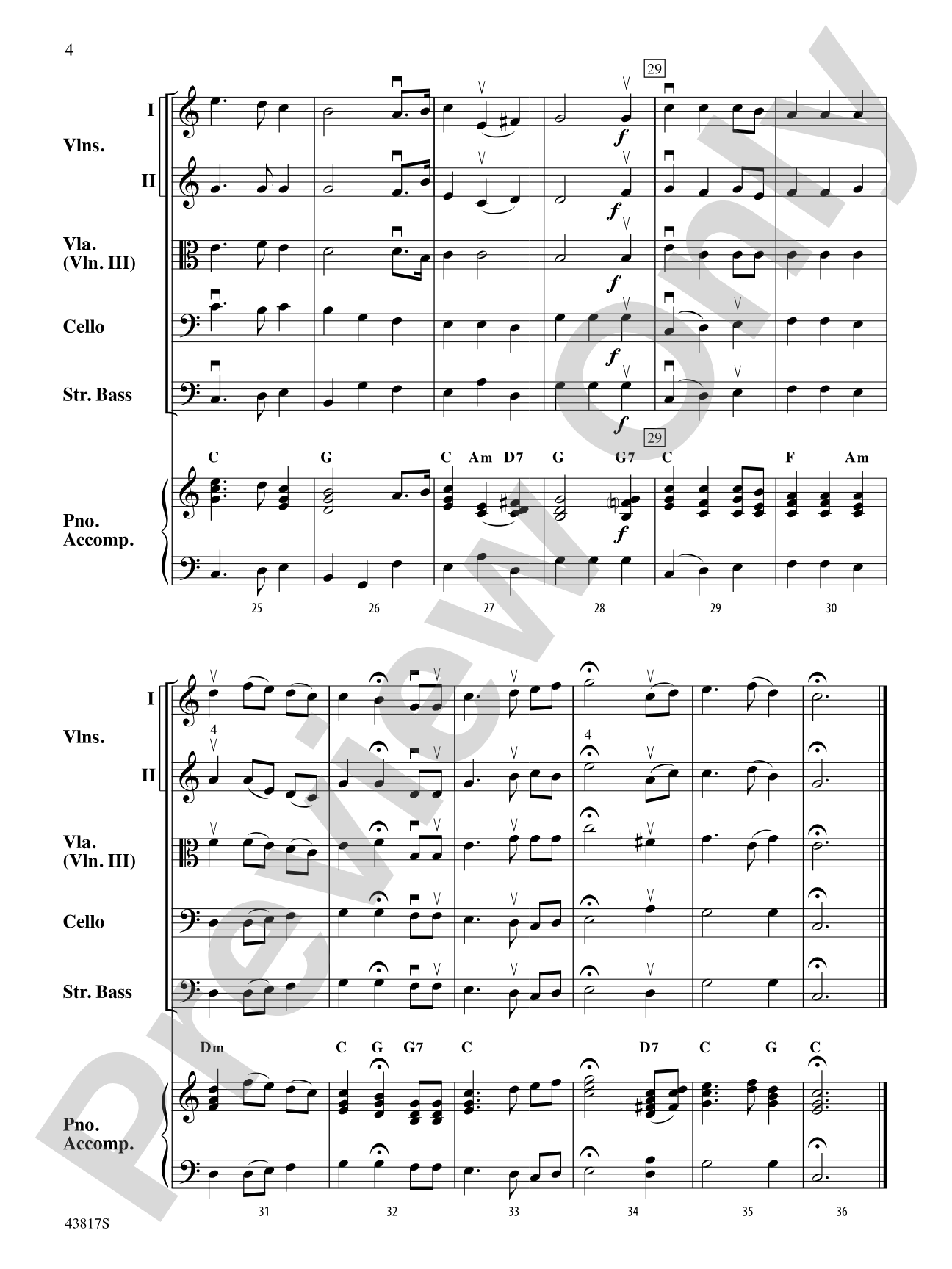 The Star-Spangled Banner: String Orchestra Conductor Score & Parts