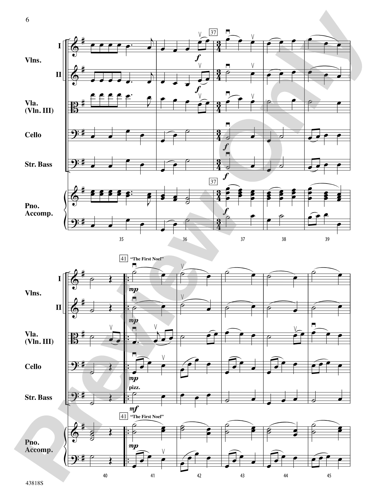 A Very Viola Christmas: String Orchestra Conductor Score & Parts