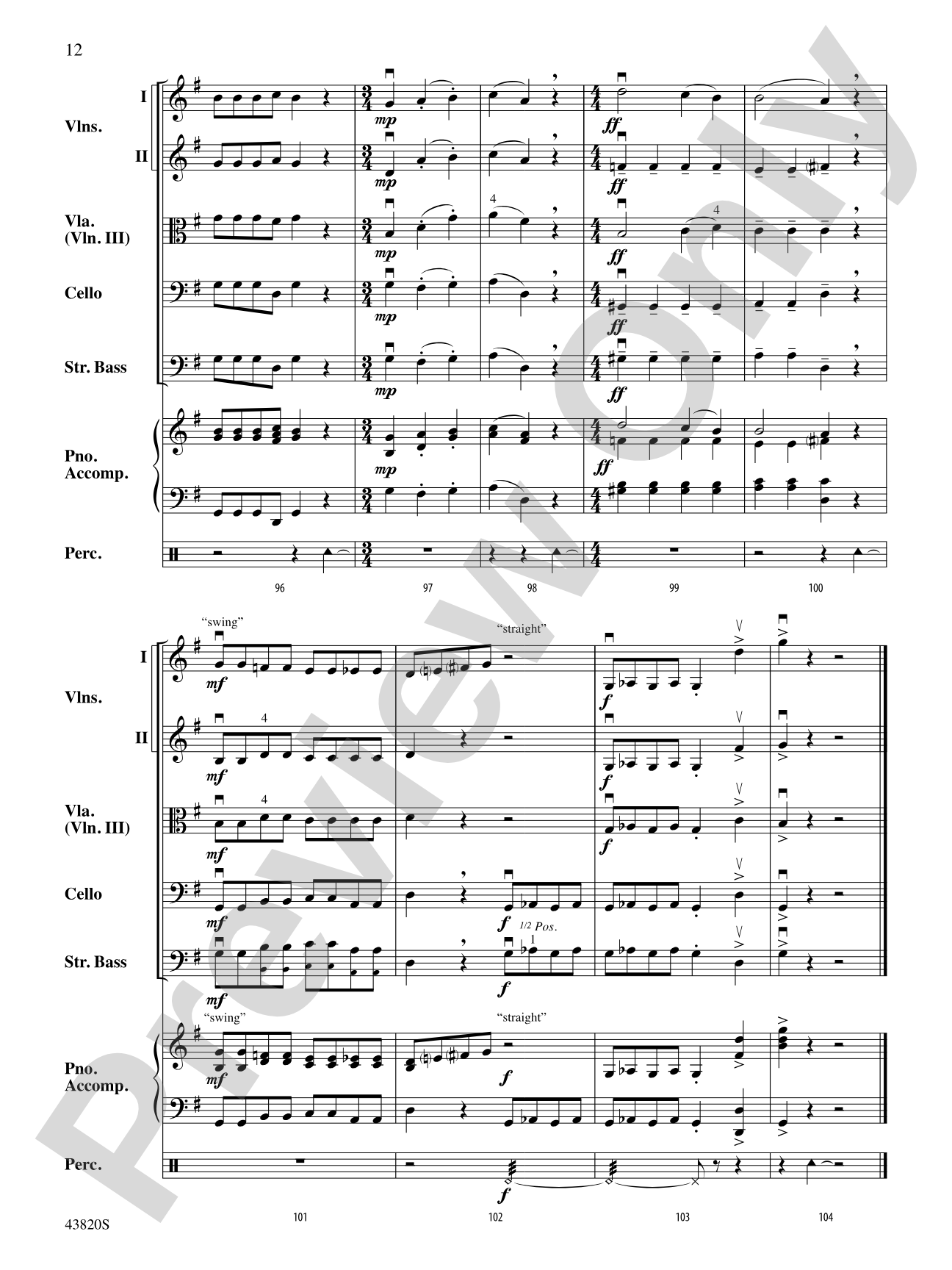 Time Machine: String Orchestra Conductor Score & Parts