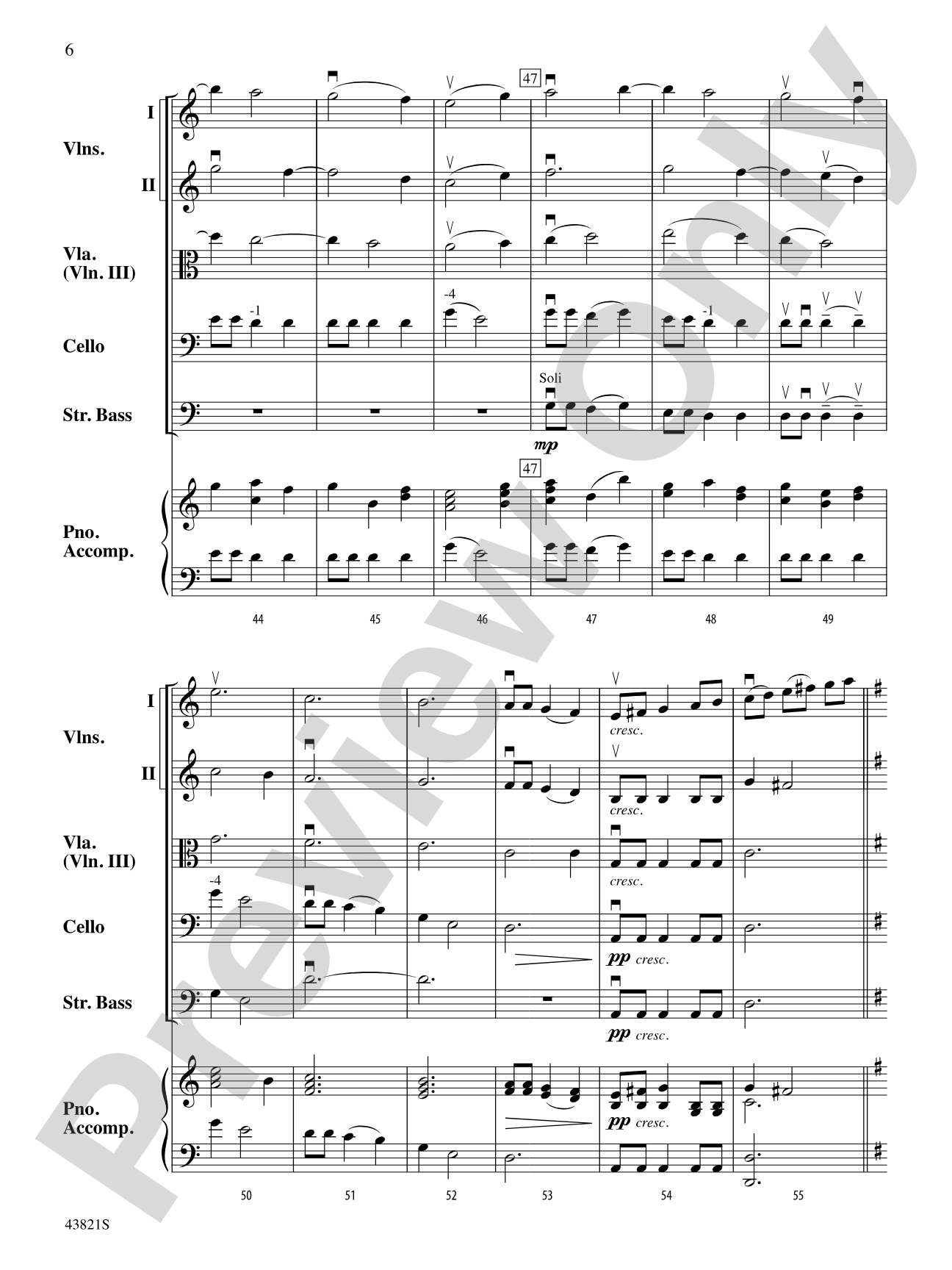 A Lithuanian Nocturne: String Orchestra Conductor Score & Parts
