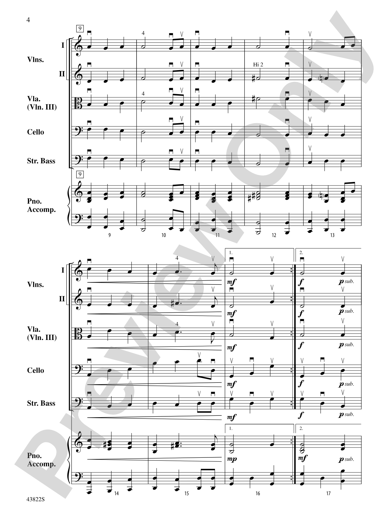 Pilgrim's Chorus (from Tannhäuser): Score