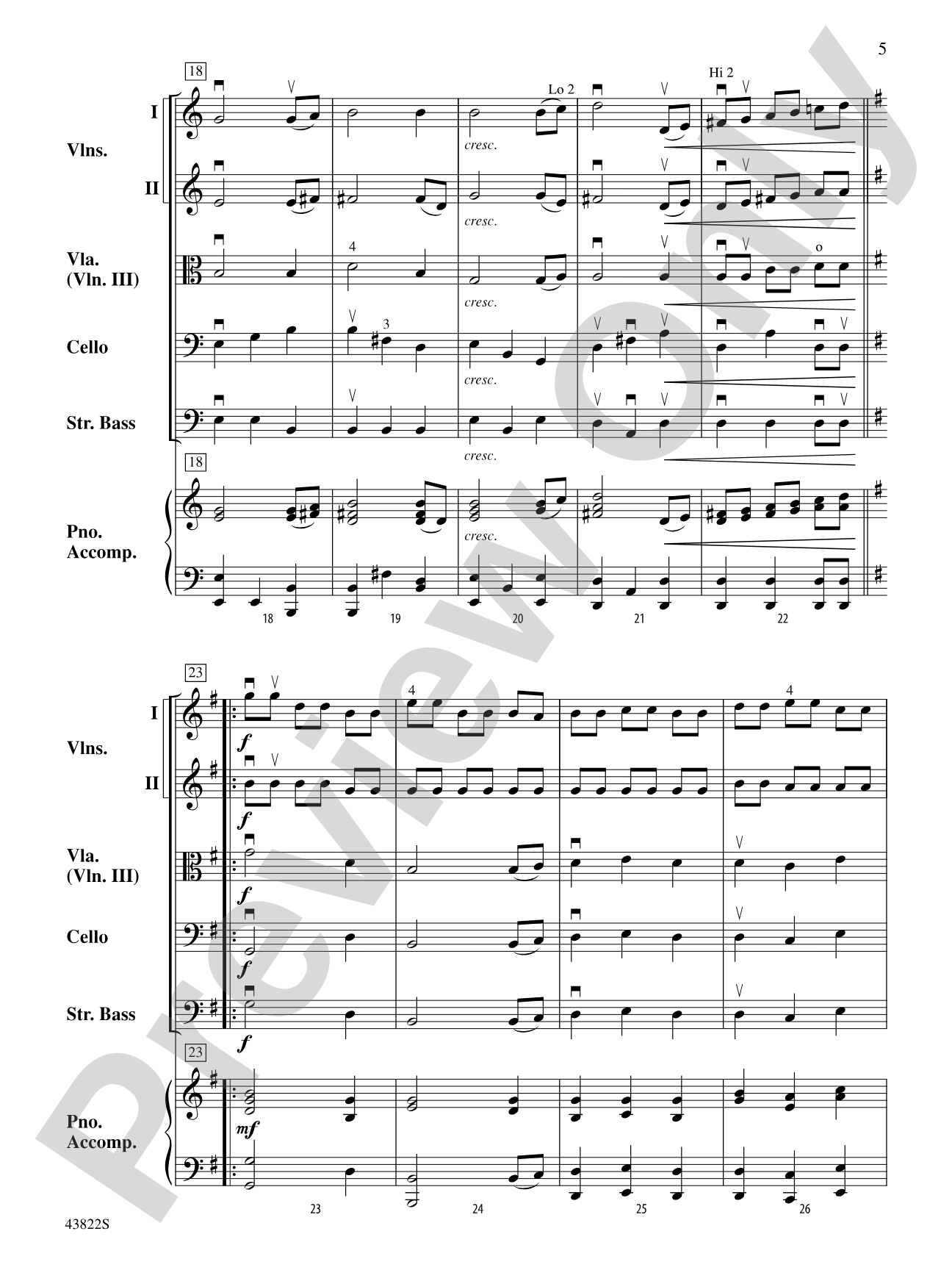 Pilgrim's Chorus (from Tannhäuser): Score