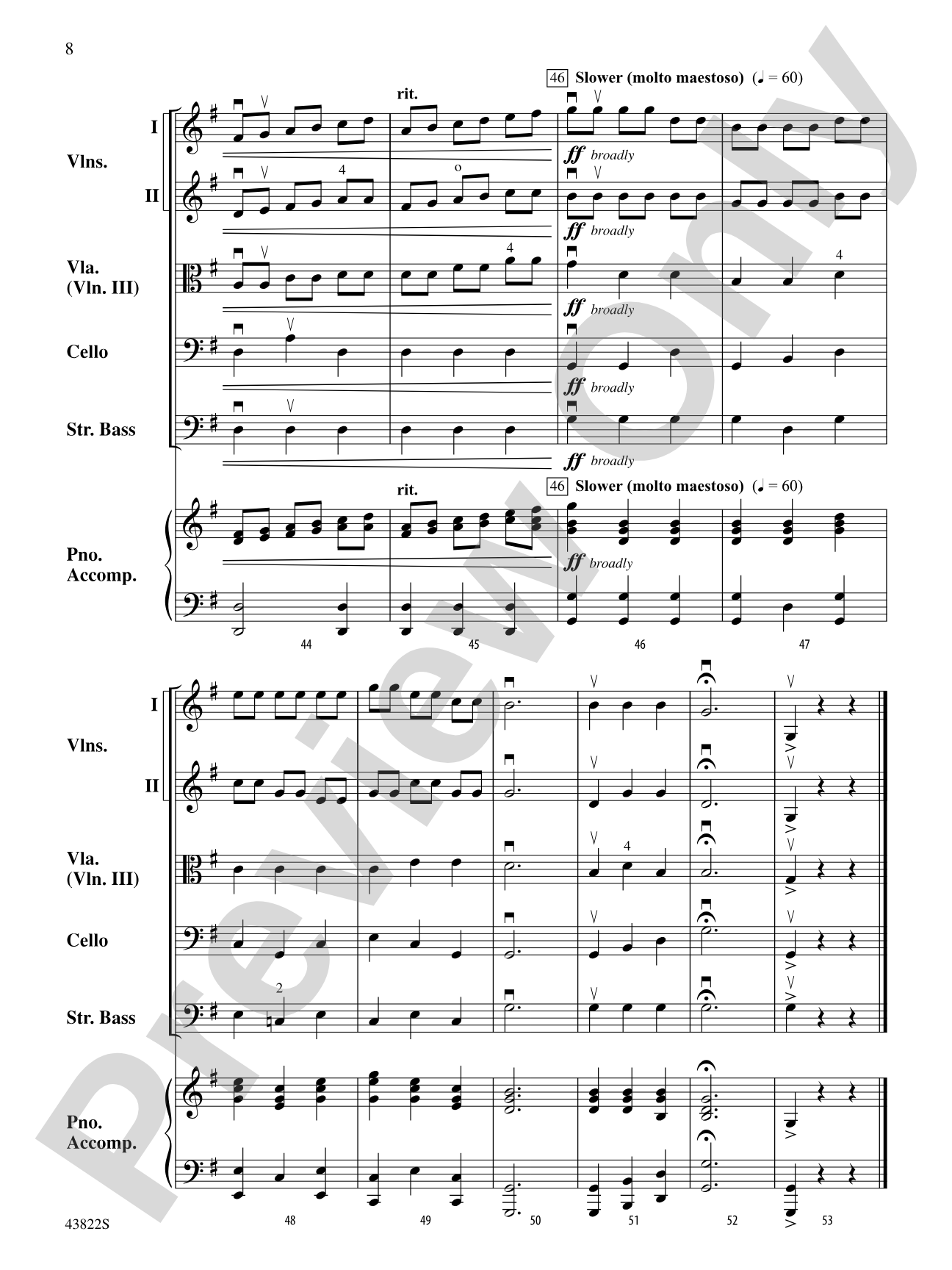 Pilgrim's Chorus (from Tannhäuser): Score