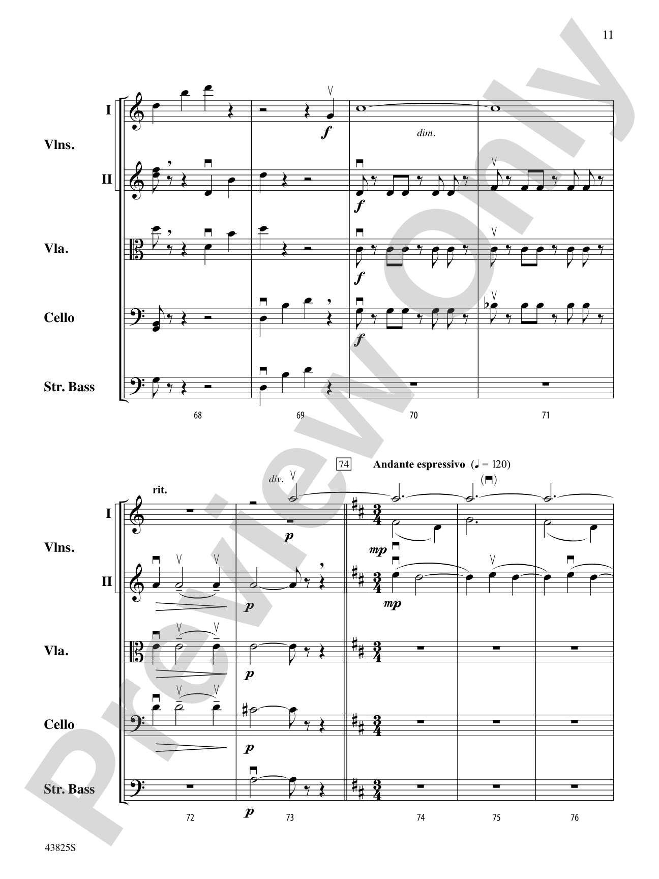 Pi Tunes: String Orchestra Conductor Score & Parts