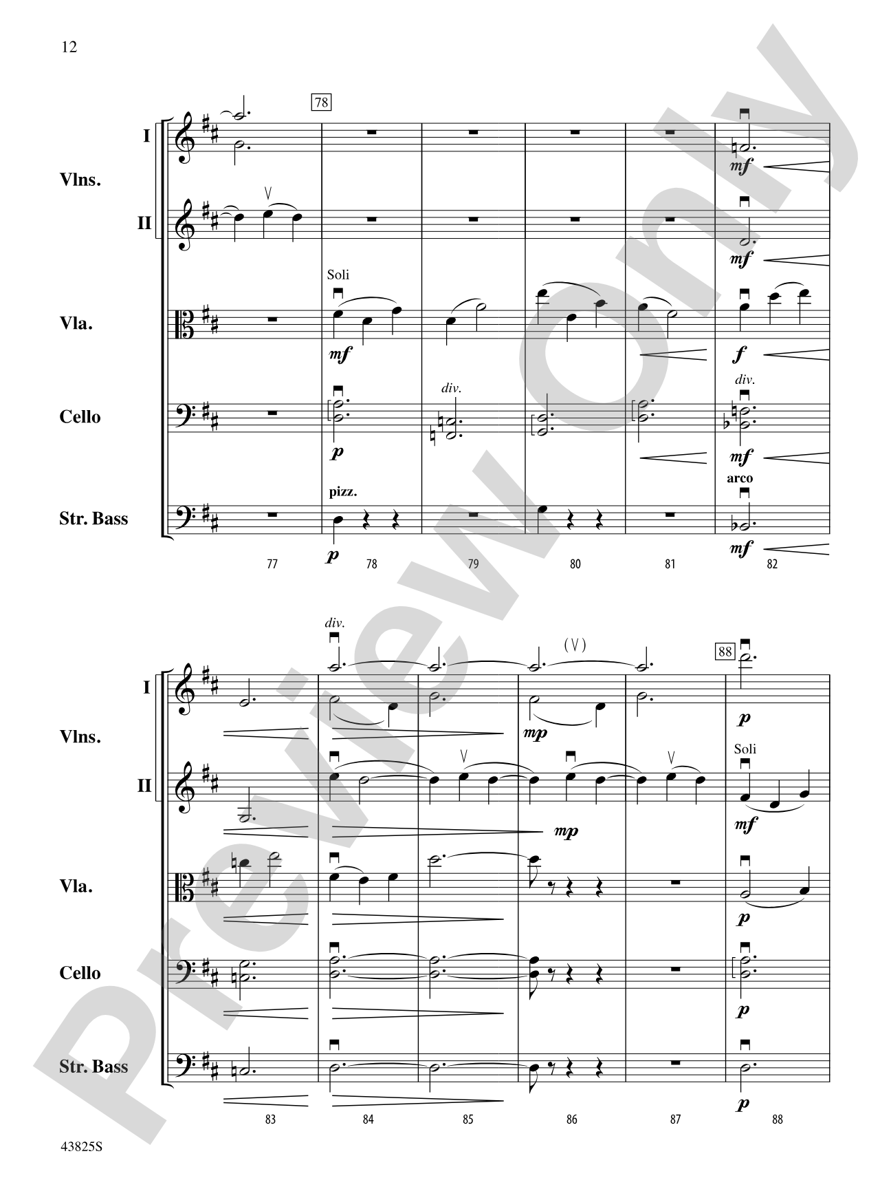 Pi Tunes: String Orchestra Conductor Score & Parts