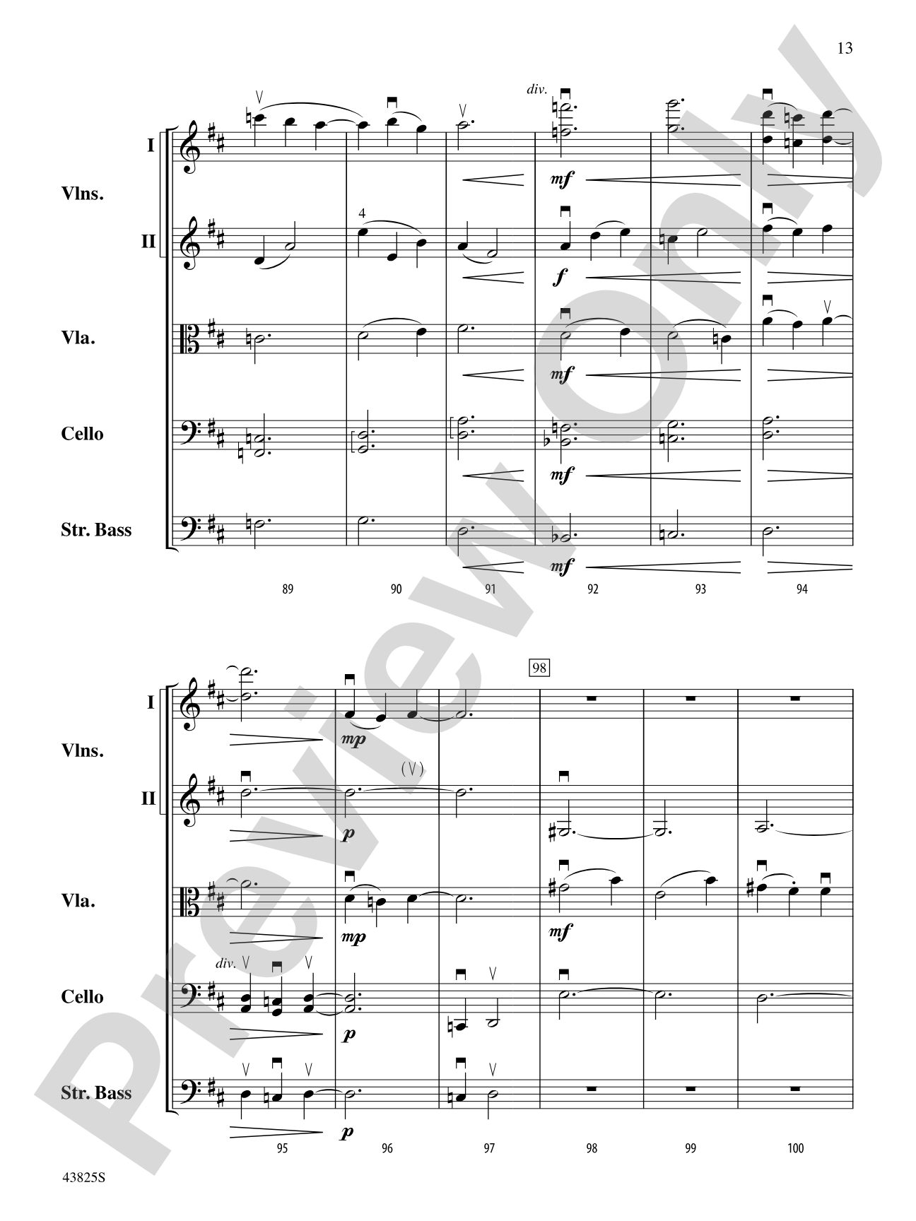 Pi Tunes: String Orchestra Conductor Score & Parts
