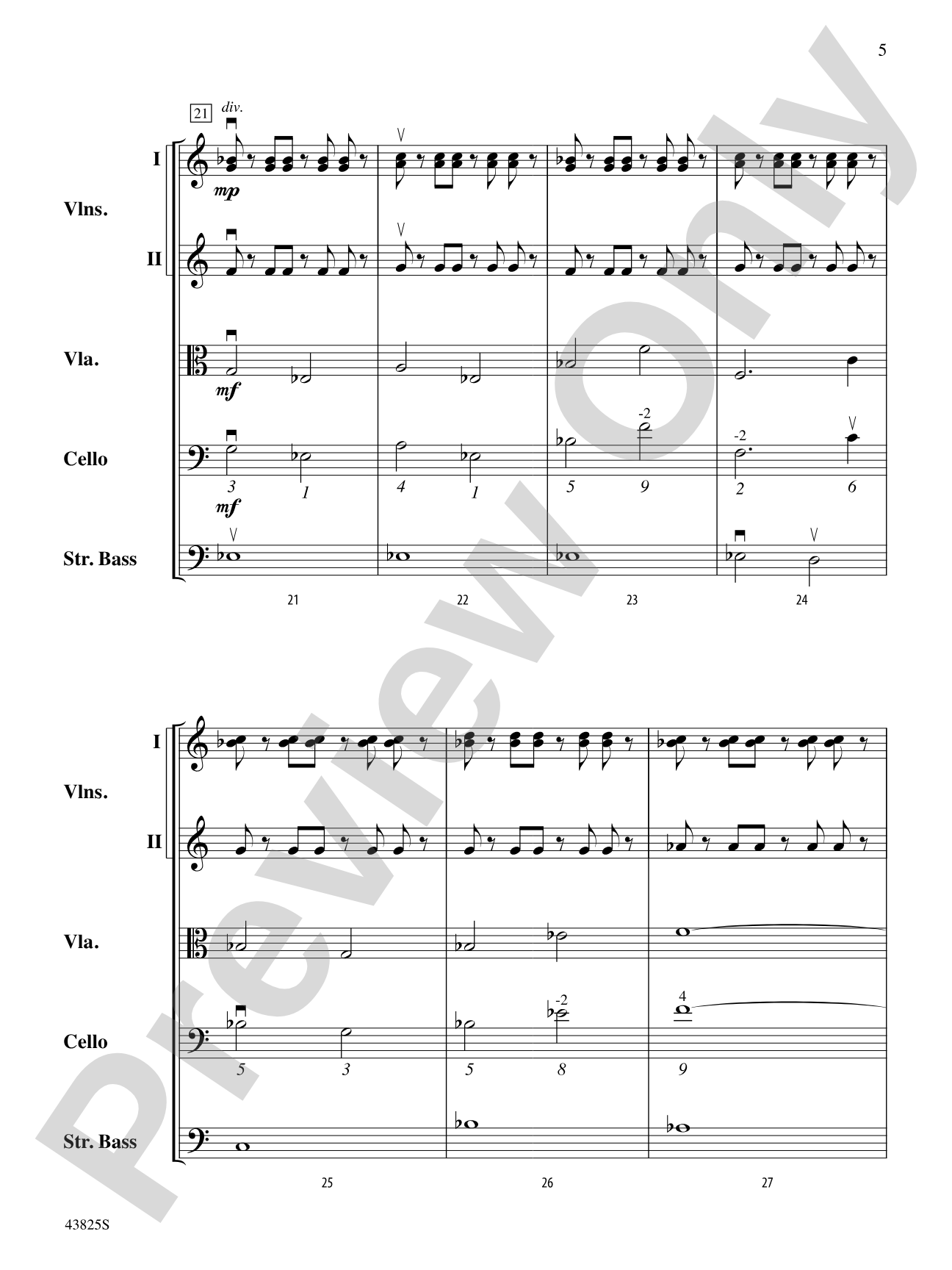 Pi Tunes: String Orchestra Conductor Score & Parts
