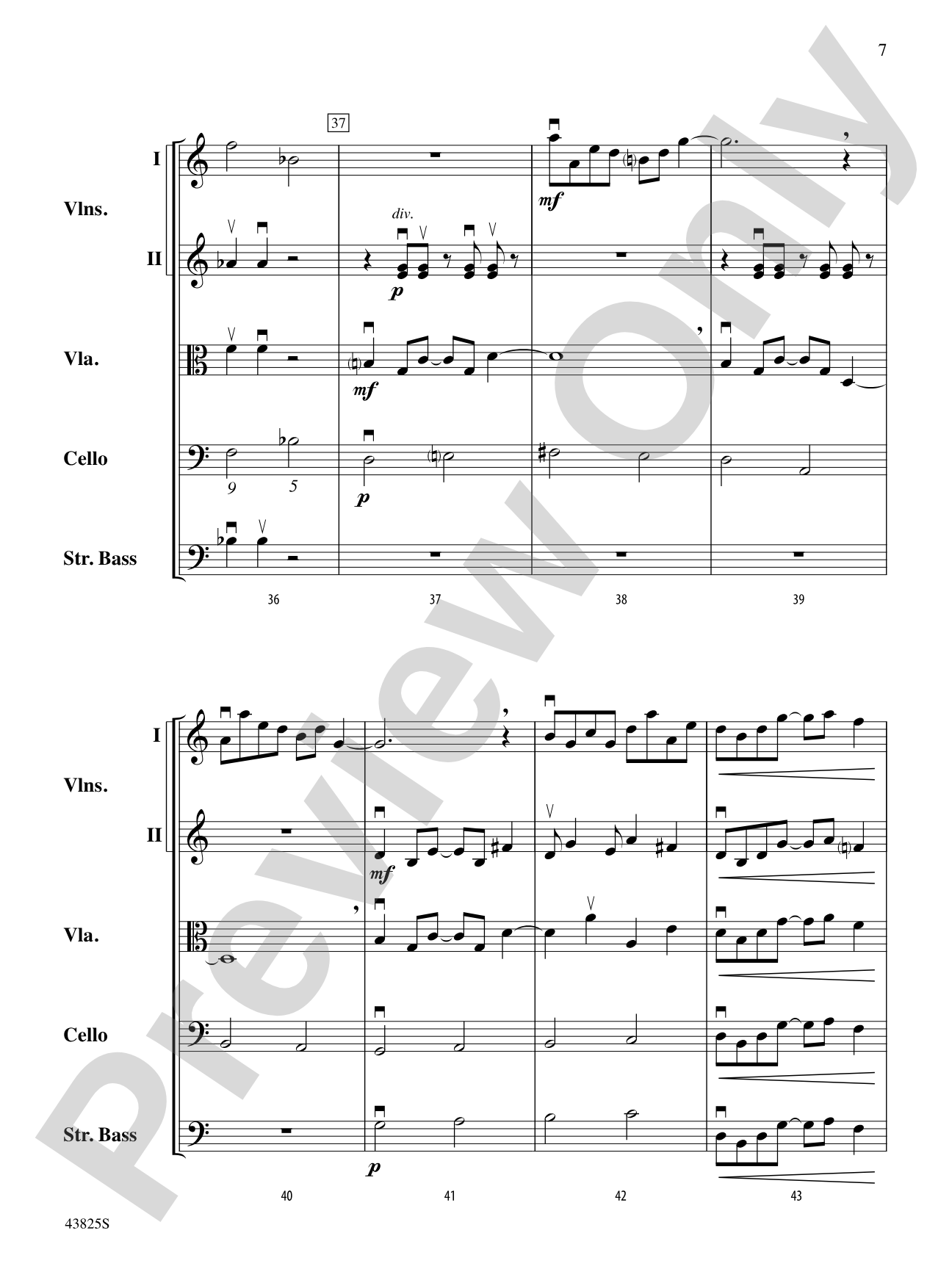 Pi Tunes: String Orchestra Conductor Score & Parts