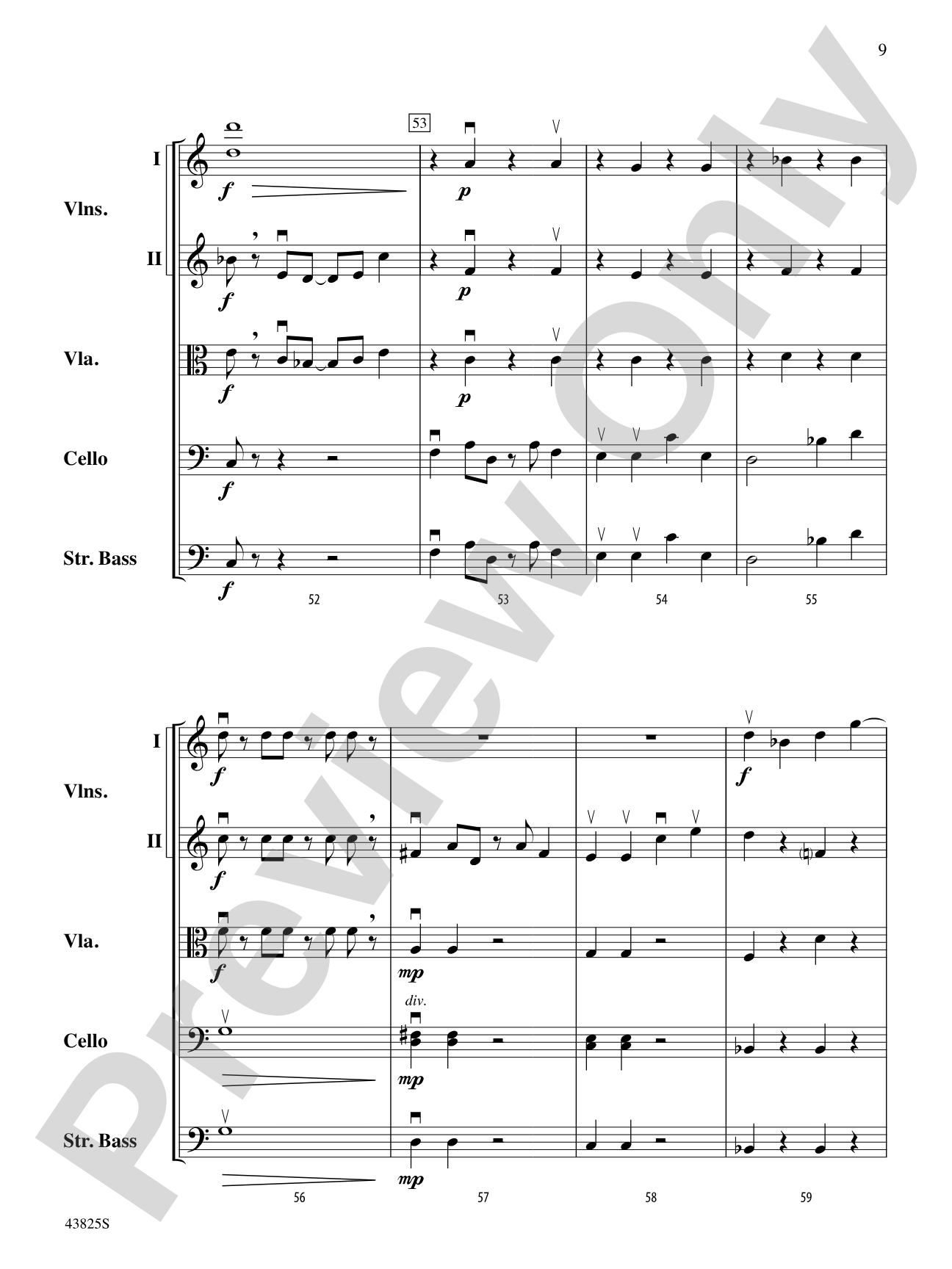 Pi Tunes: String Orchestra Conductor Score & Parts