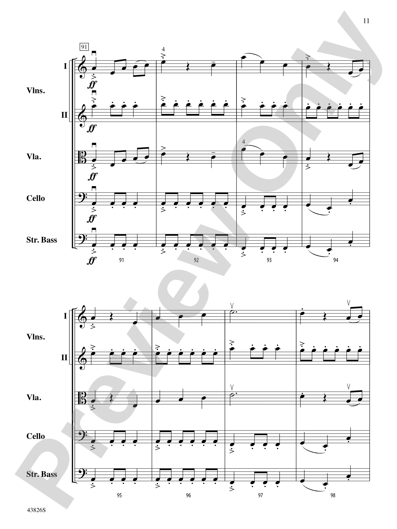 Iroquois Journey: String Orchestra Conductor Score & Parts