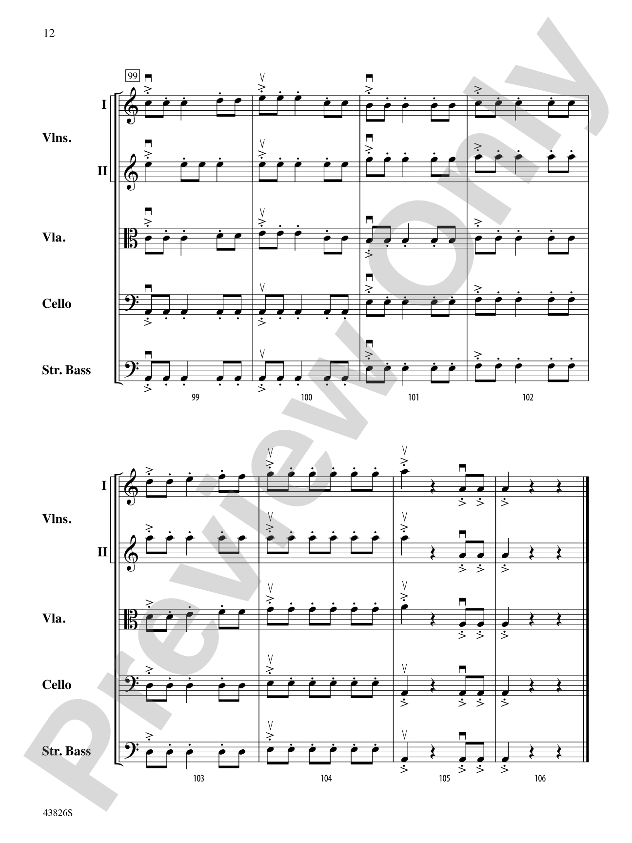 Iroquois Journey: String Orchestra Conductor Score & Parts
