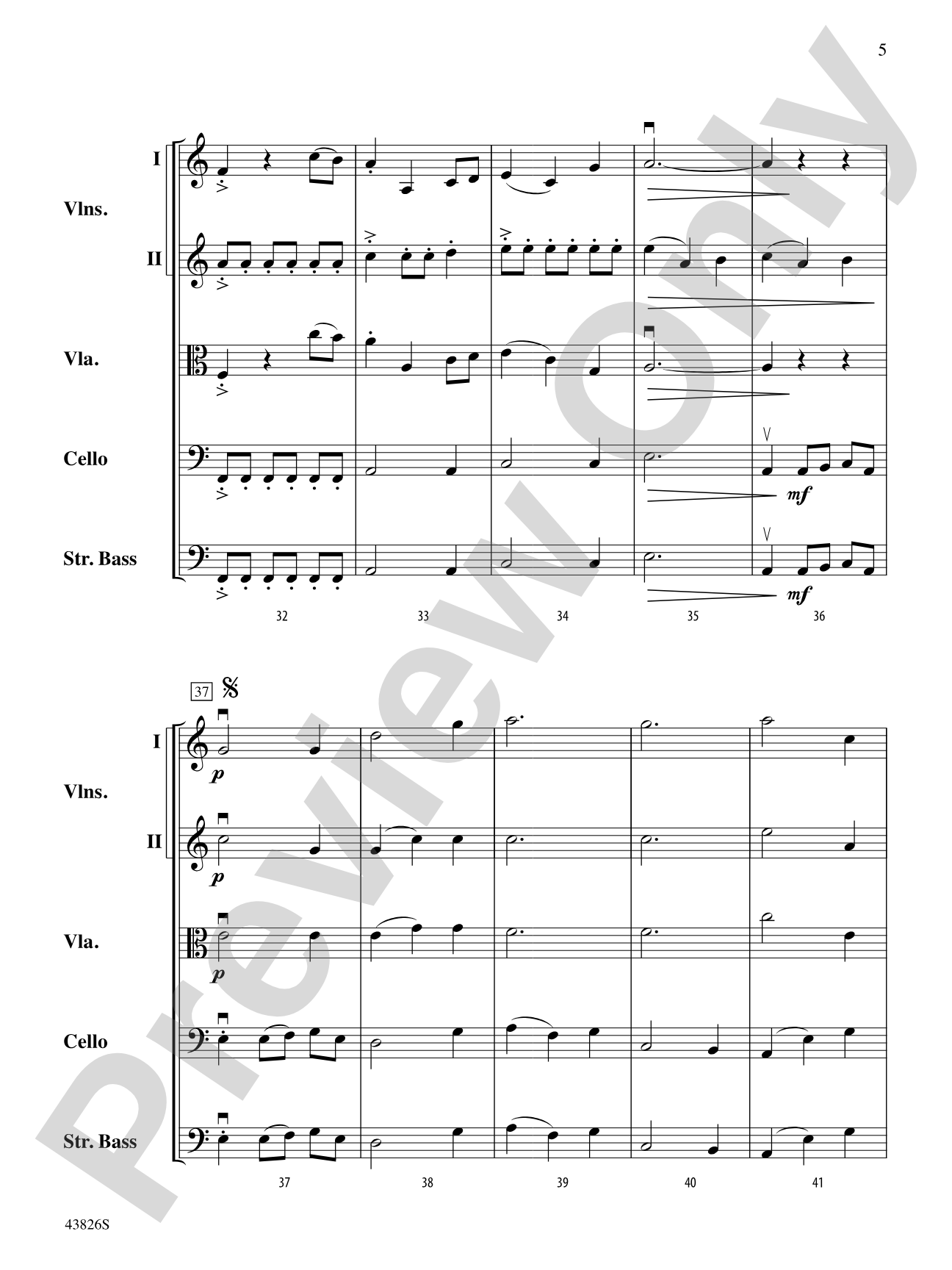 Iroquois Journey: String Orchestra Conductor Score & Parts