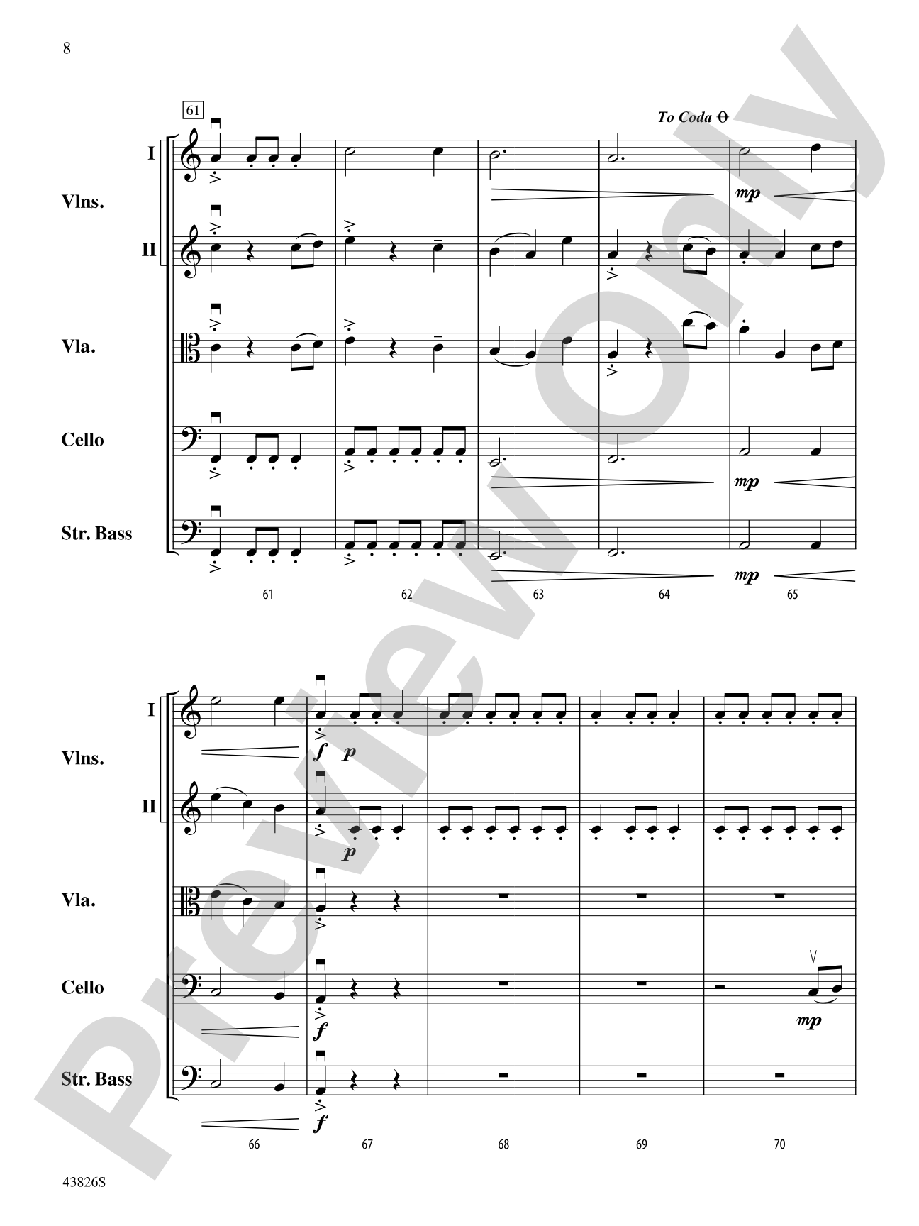 Iroquois Journey: String Orchestra Conductor Score & Parts