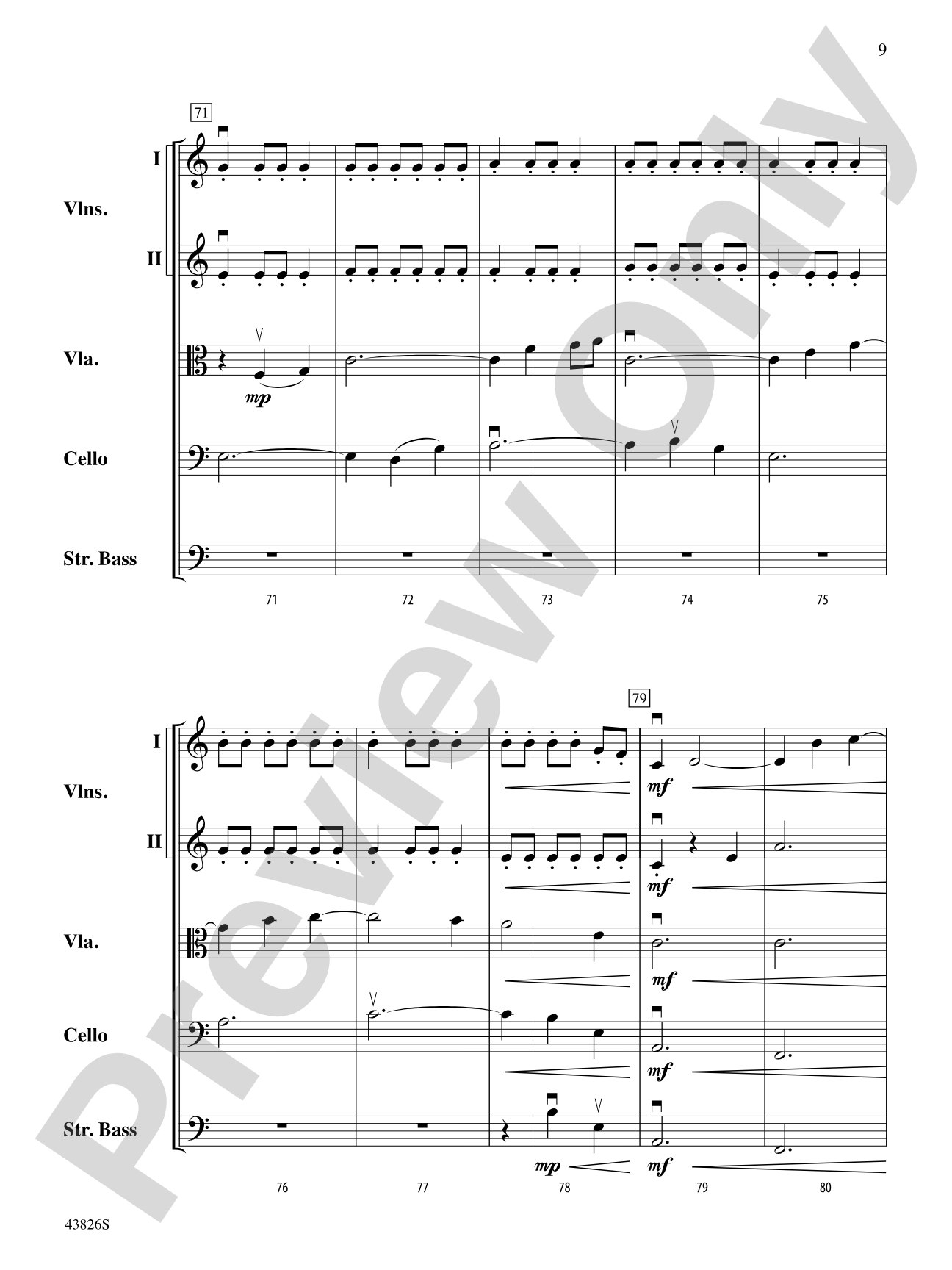 Iroquois Journey: String Orchestra Conductor Score & Parts