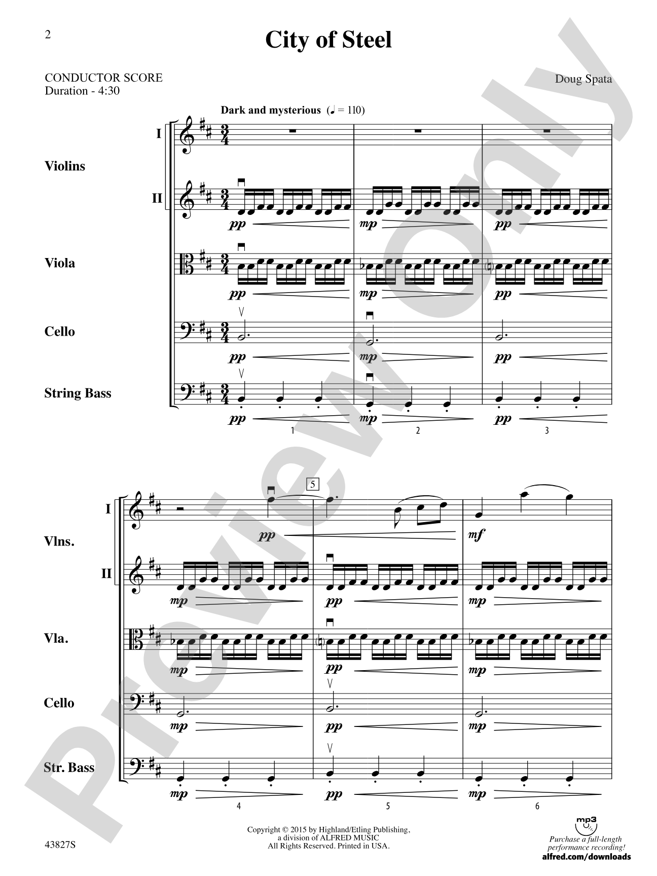 City of Steel: Score