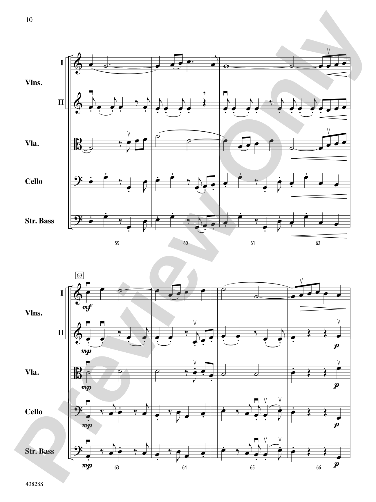 Ciao, Italia: String Orchestra Conductor Score & Parts