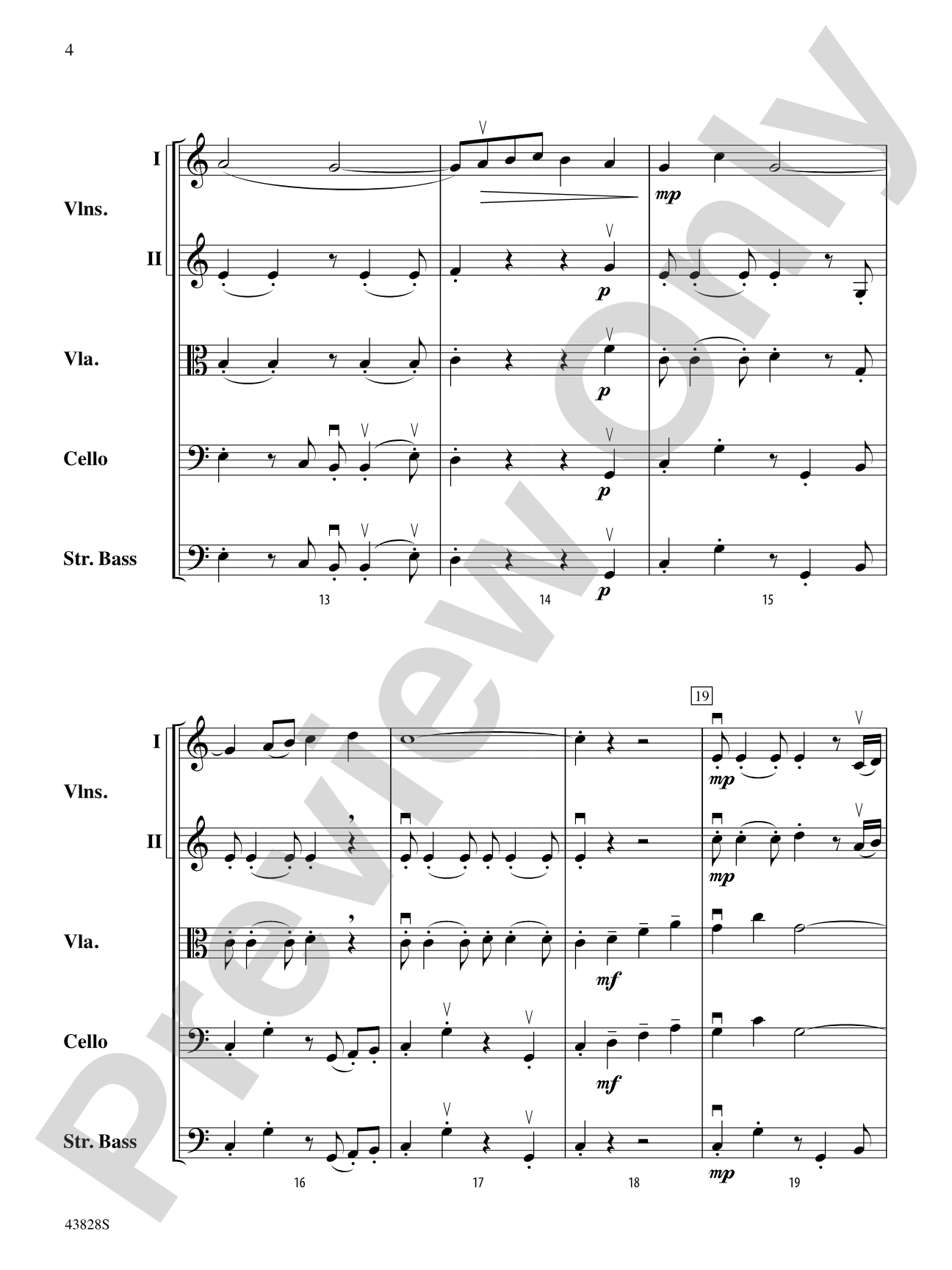 Ciao, Italia: String Orchestra Conductor Score & Parts