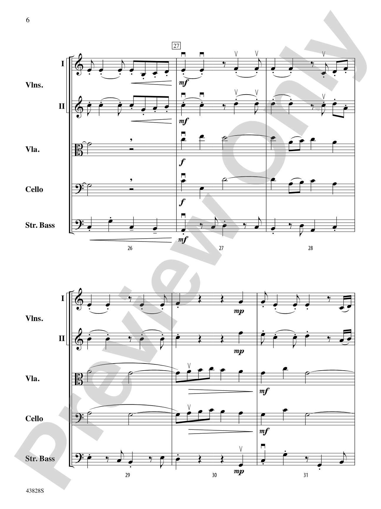 Ciao, Italia: String Orchestra Conductor Score & Parts