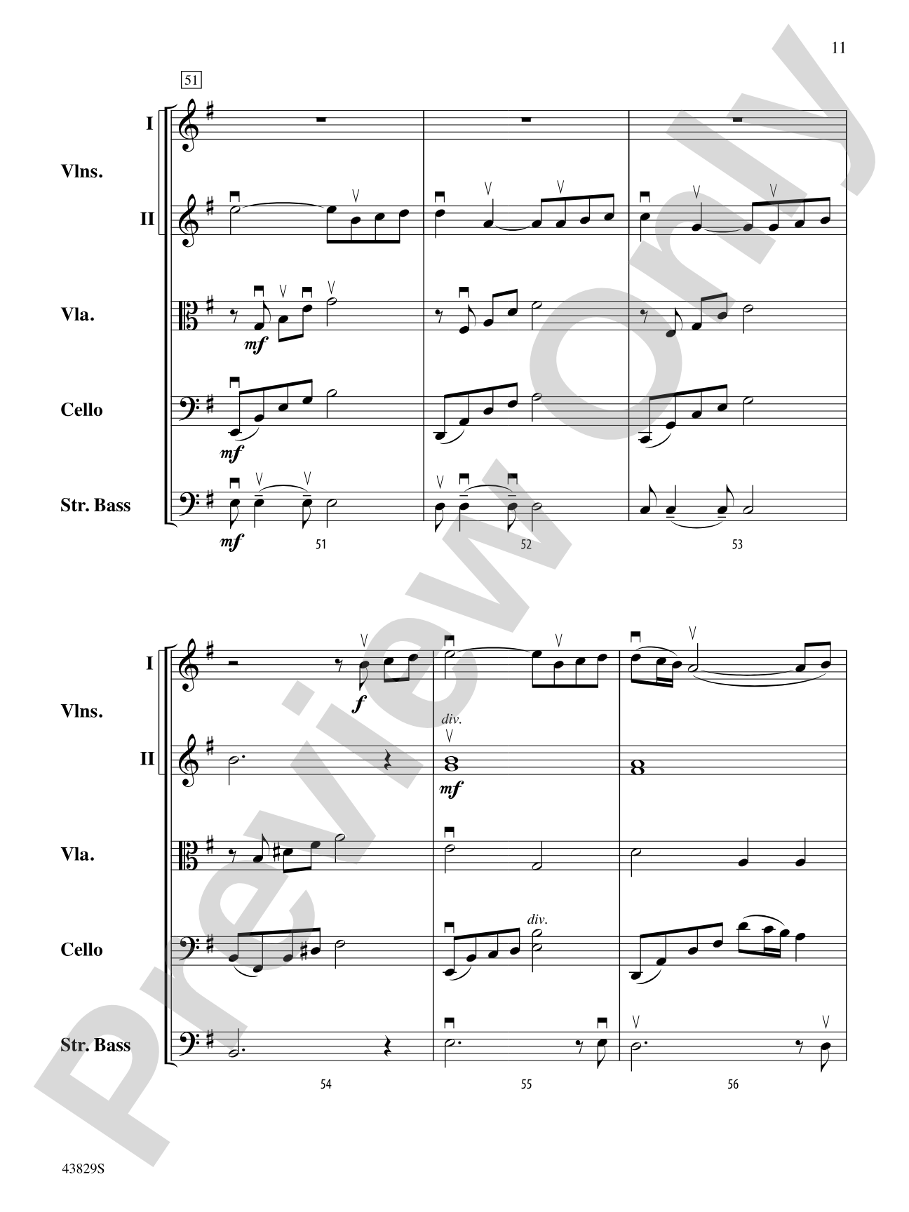 Matador: String Orchestra Conductor Score & Parts