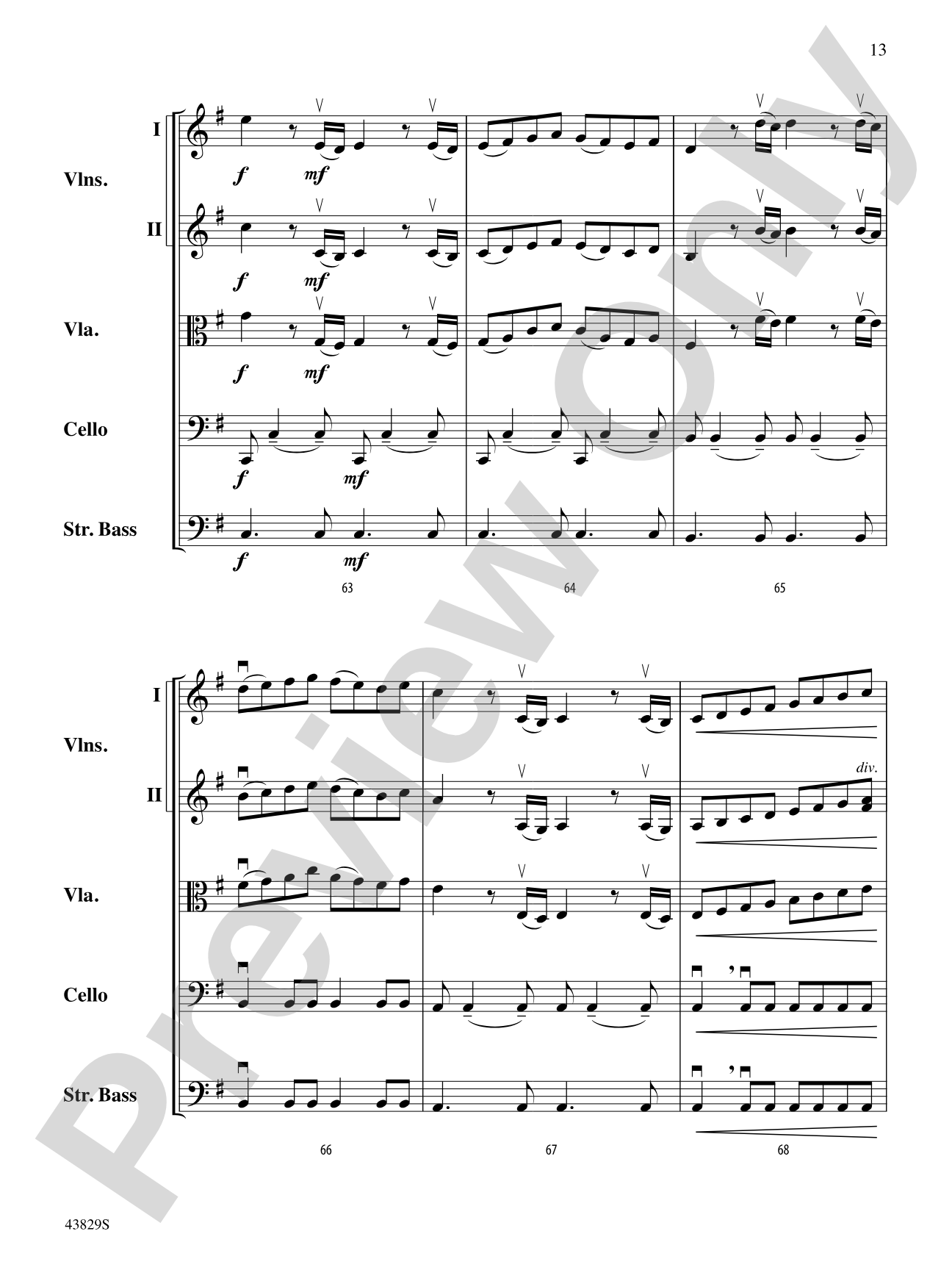 Matador: String Orchestra Conductor Score & Parts