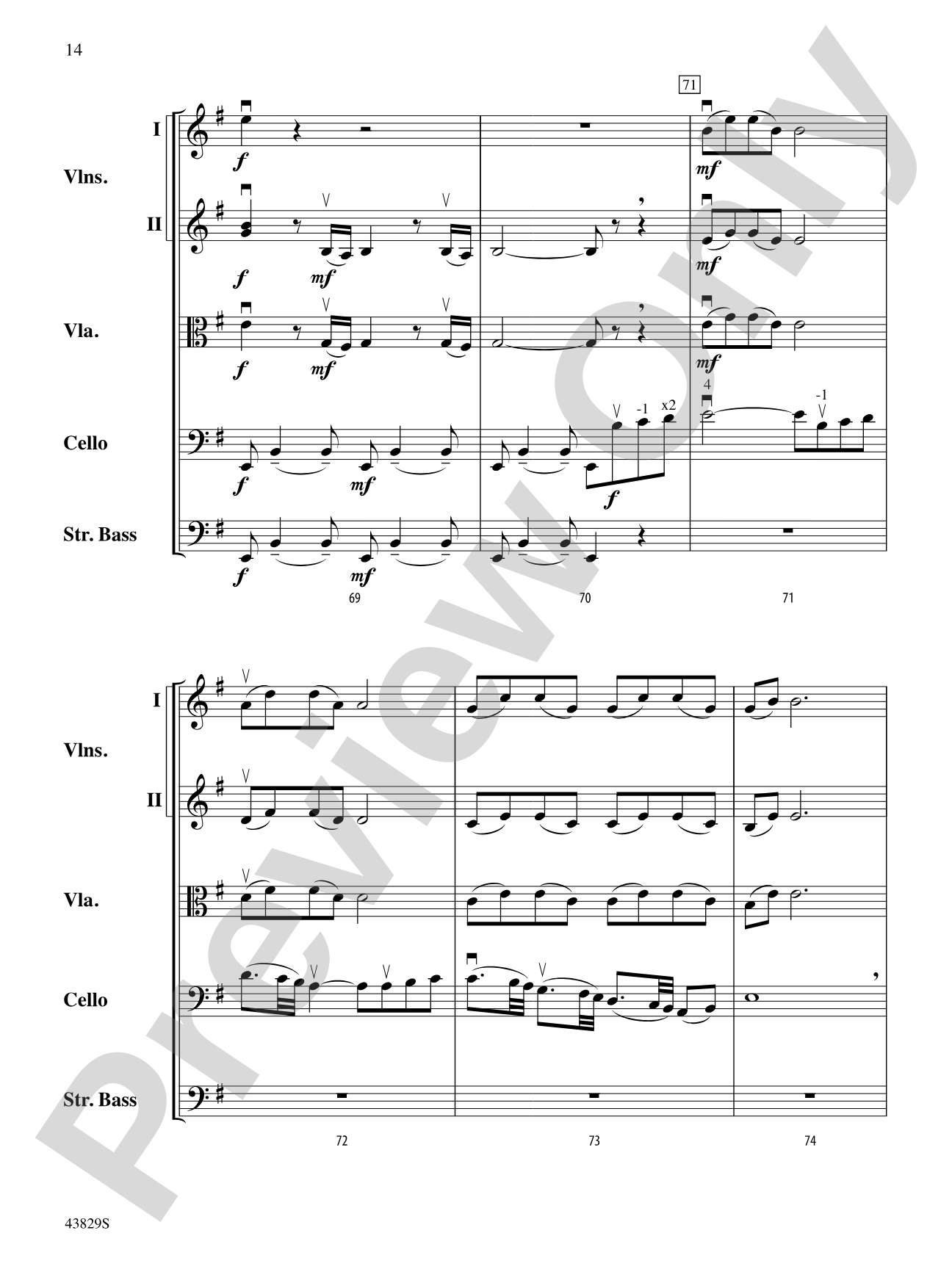 Matador: String Orchestra Conductor Score & Parts