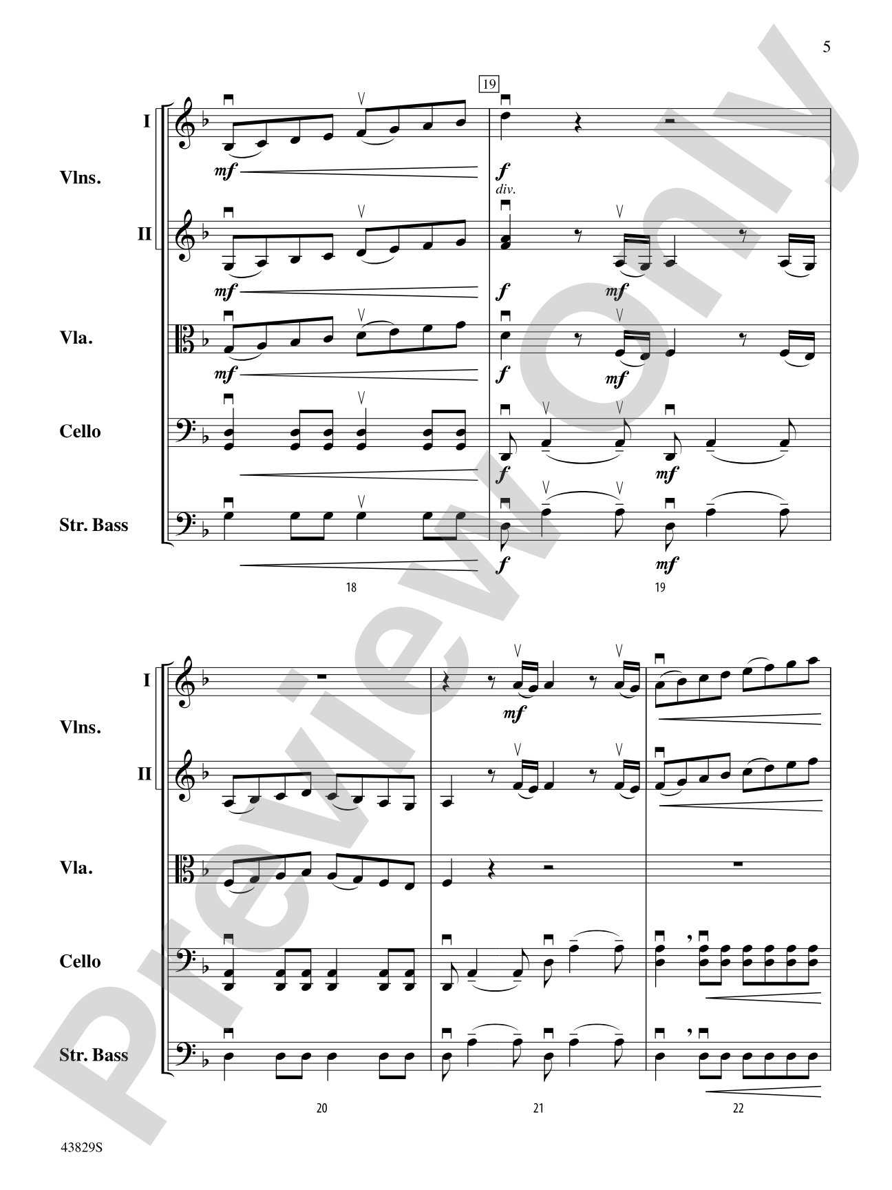 Matador: String Orchestra Conductor Score & Parts