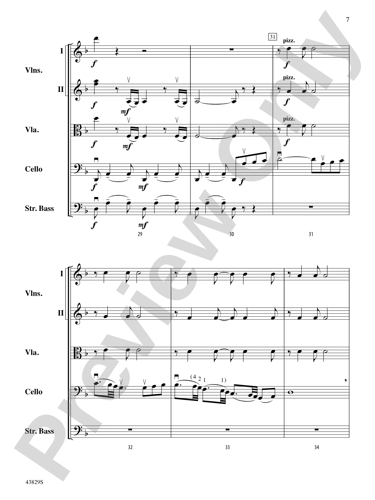 Matador: String Orchestra Conductor Score & Parts