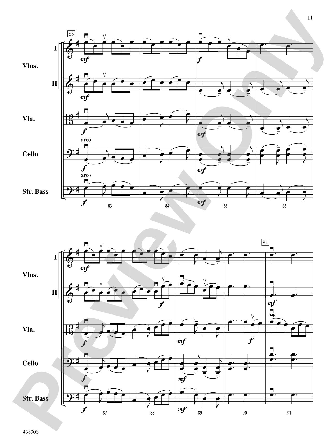 Murphy's Jig: String Orchestra Conductor Score & Parts
