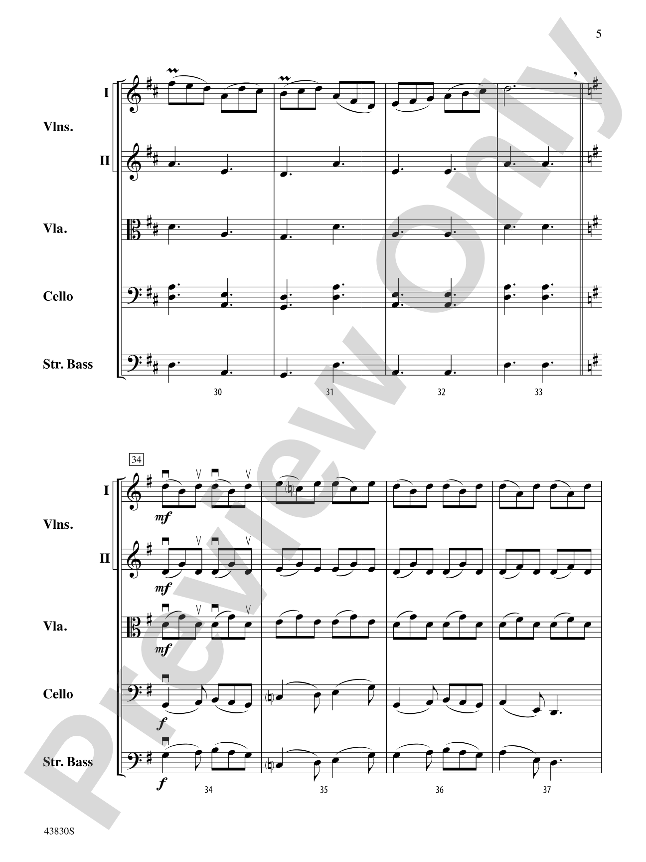 Murphy's Jig: String Orchestra Conductor Score & Parts