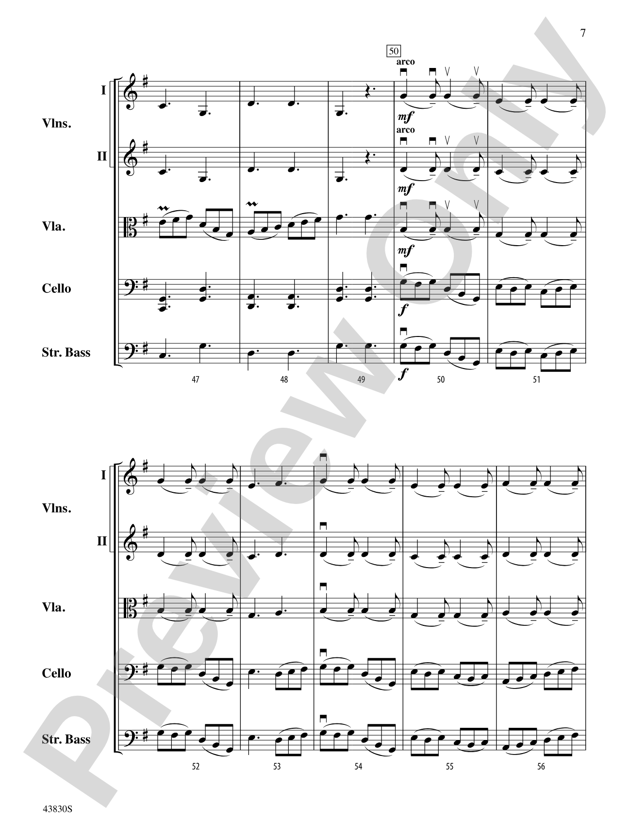 Murphy's Jig: String Orchestra Conductor Score & Parts