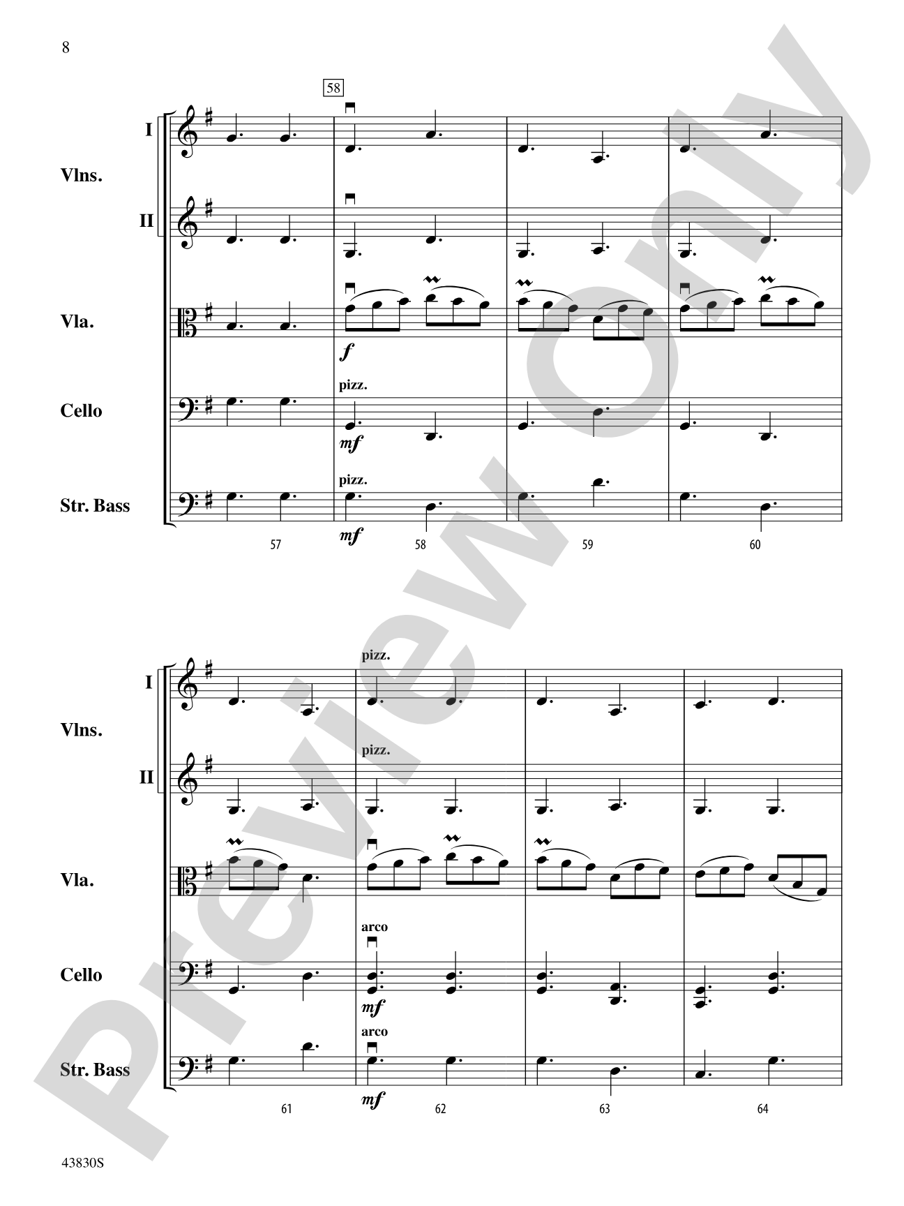 Murphy's Jig: String Orchestra Conductor Score & Parts