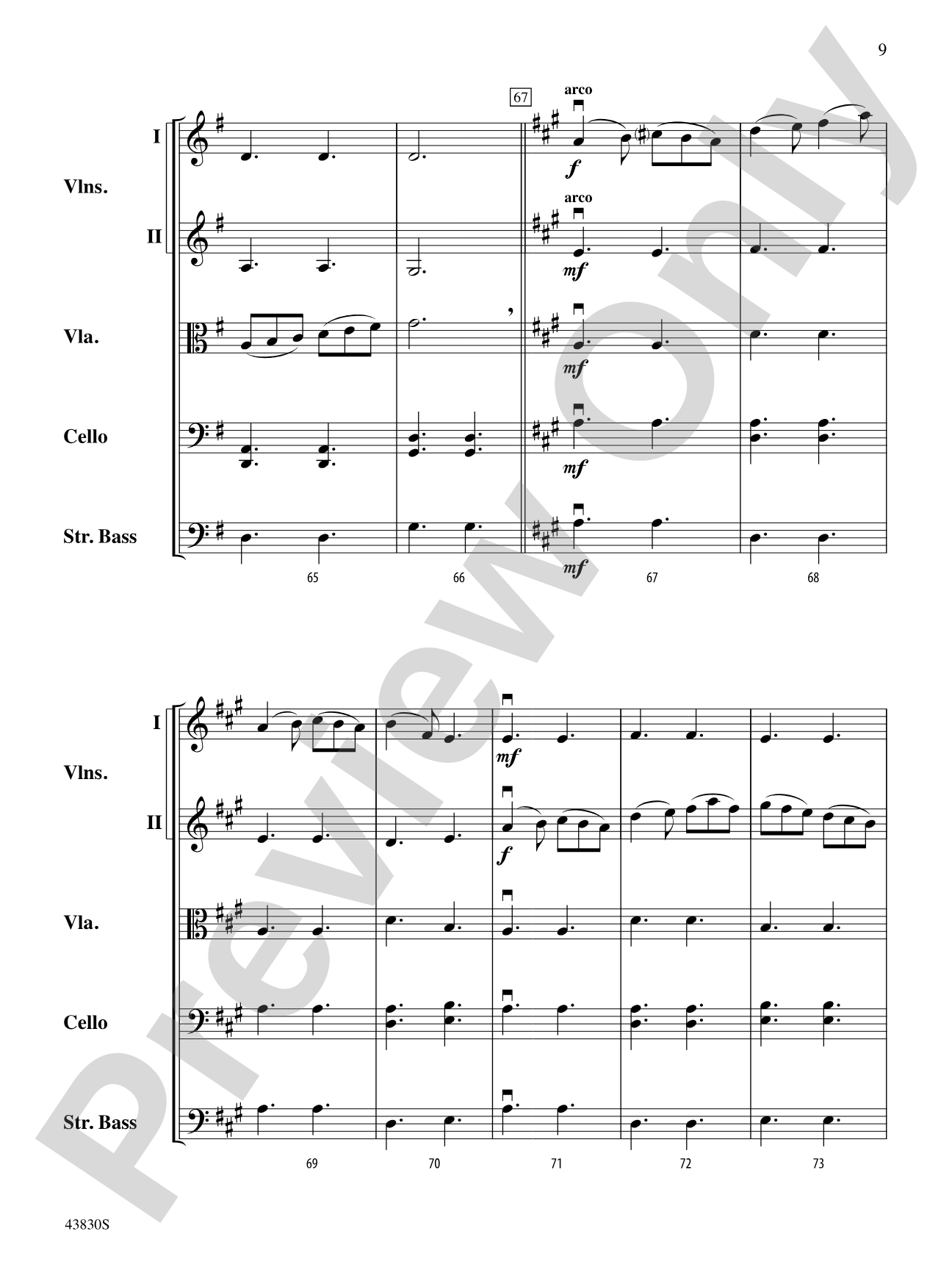 Murphy's Jig: String Orchestra Conductor Score & Parts